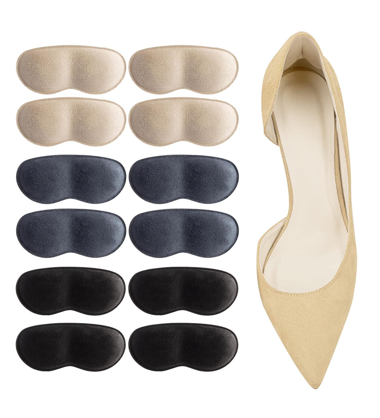 6 Pairs Heel Cushion Pads for Women and Men - Comfortable Shoe Insert Grips for Improved Fit - Buy Online on GoSupps.com