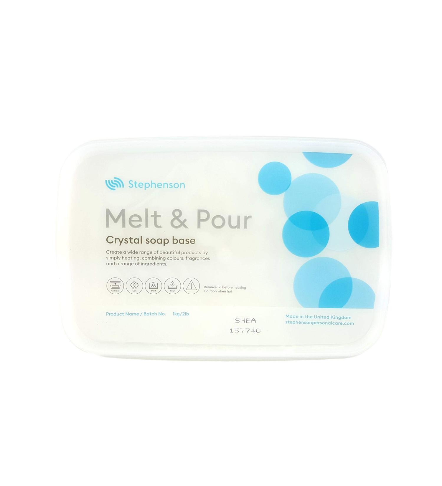Melt and Pour Shea Butter Soap Base - SLS Free - 1kg | Stephenson's Soap - Buy Online on GoSupps.com