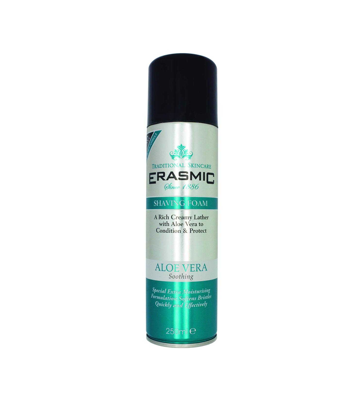erasmic Shave Foam 300ml Aloe - Buy Online on GoSupps.com