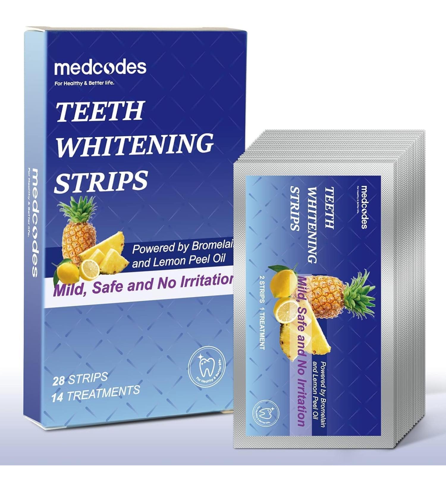 Sensitive Teeth Whitening Strips - 28 Express White Strips for Fast Effective Whitening | Shop Worldwide - Buy Online on GoSupps.com