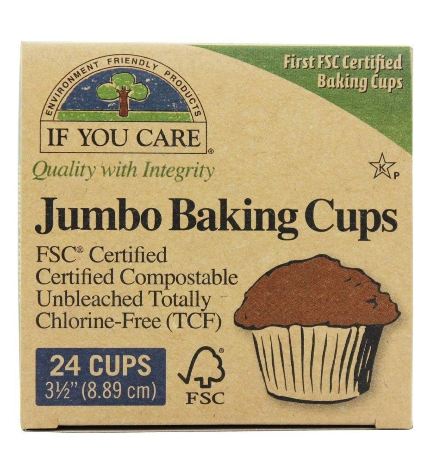 If You Care JUMBO Baking Cups - Eco-Friendly, Pack of 2 | Sustainable Baking Supplies - Buy Online on GoSupps.com