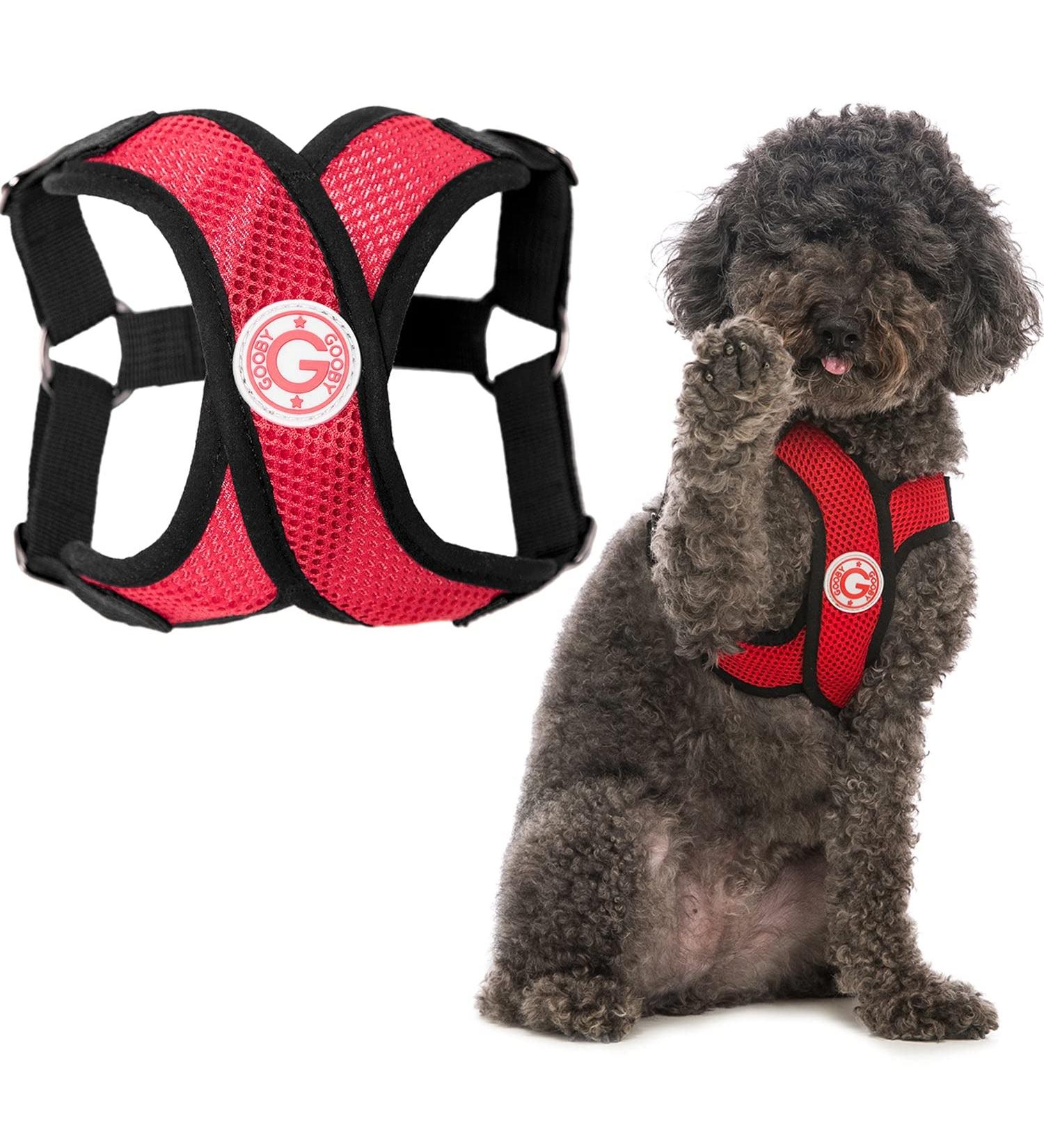 Gooby Choke Free Comfort X Step-In Dog Harness - Large Red (17-21) - Buy Online on GoSupps.com