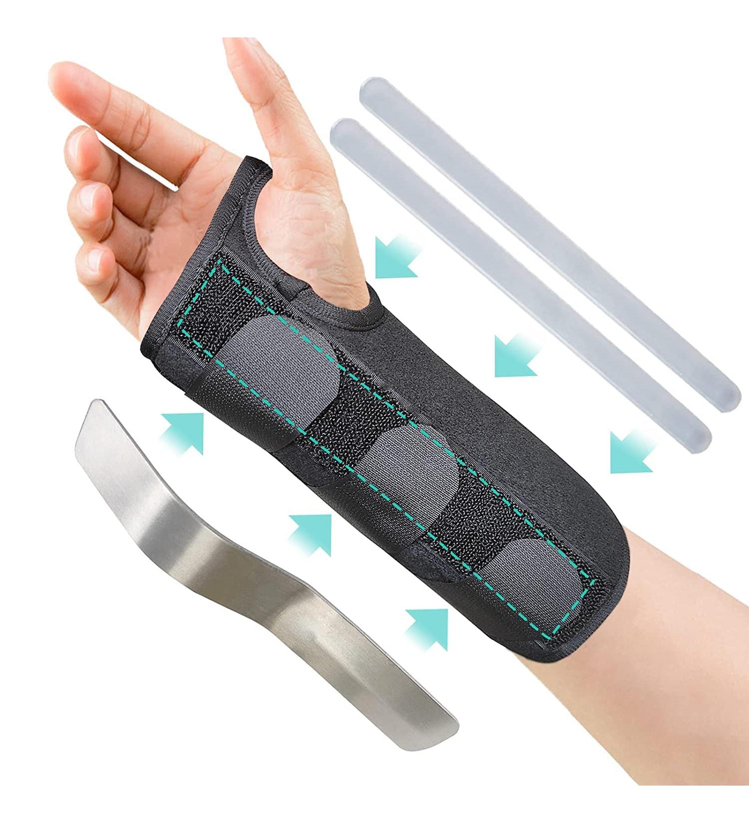Wrist Brace for Carpal Tunnel - Adjustable Support for Sprains Arthritis & Pain Relief (Right Small - Buy Online on GoSupps.com