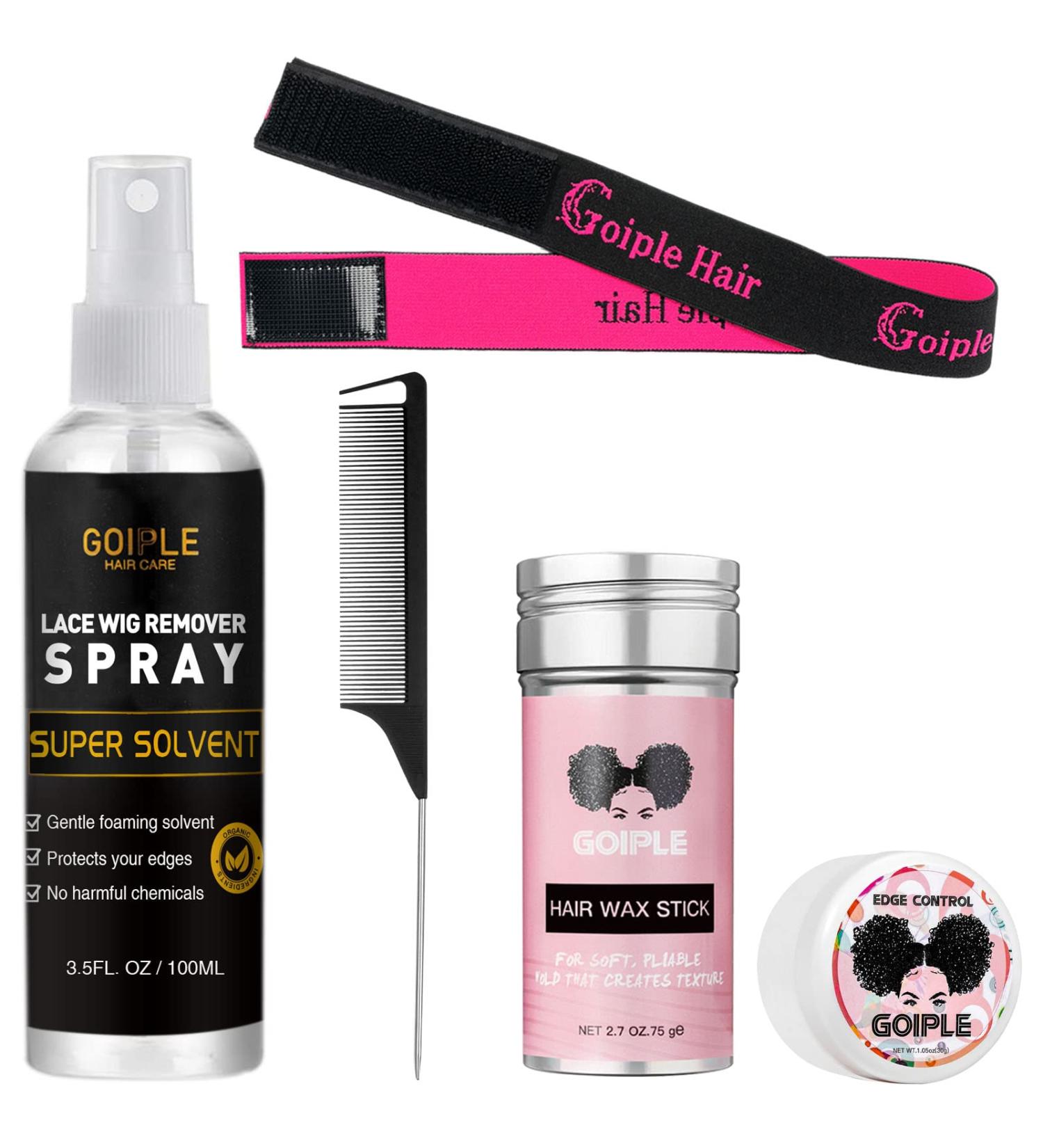 Tape in Hair Extension Remover Spray 3.5oz - Fast Acting Glue Remover for Hair Extensions, Wigs & Adhesive - Buy Online on GoSupps.com