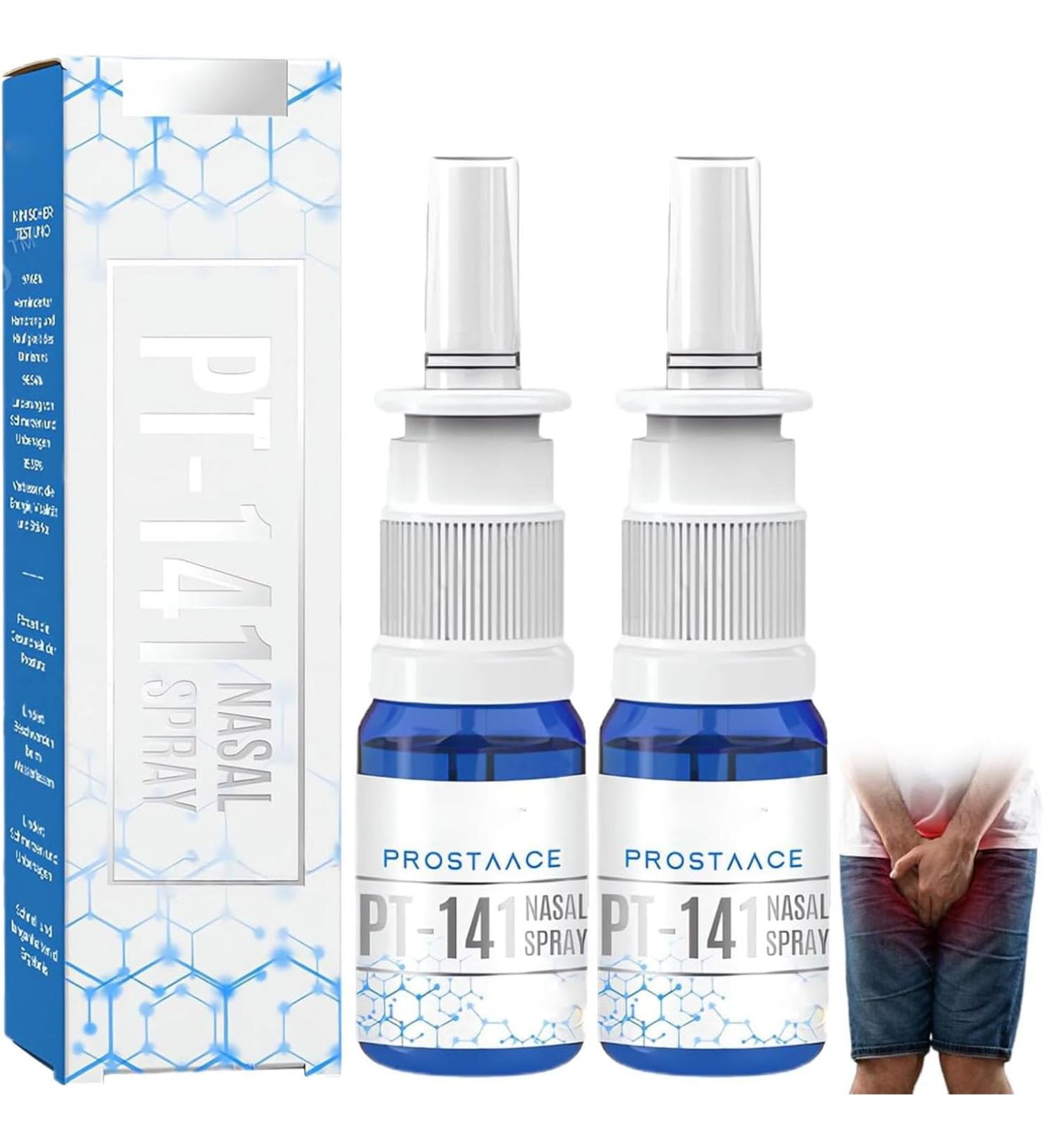  oihgerg 2PCS ProstaAce PT141 Nasal Spray Prostate Care Nasal Spray - Buy Online on GoSupps.com