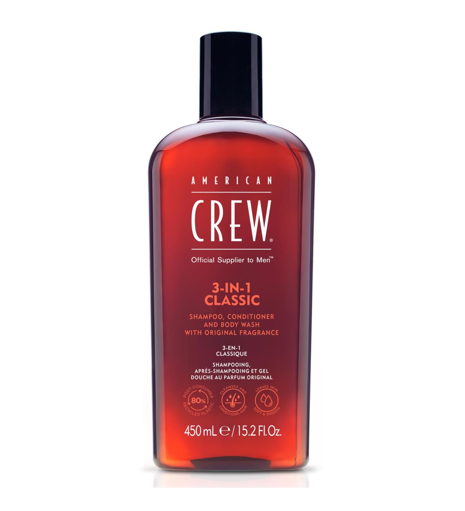 American Crew 3-in-1 Sage Shampoo/Conditioner and Body Wash 450ml - Pack of 1 - Buy Online on GoSupps.com