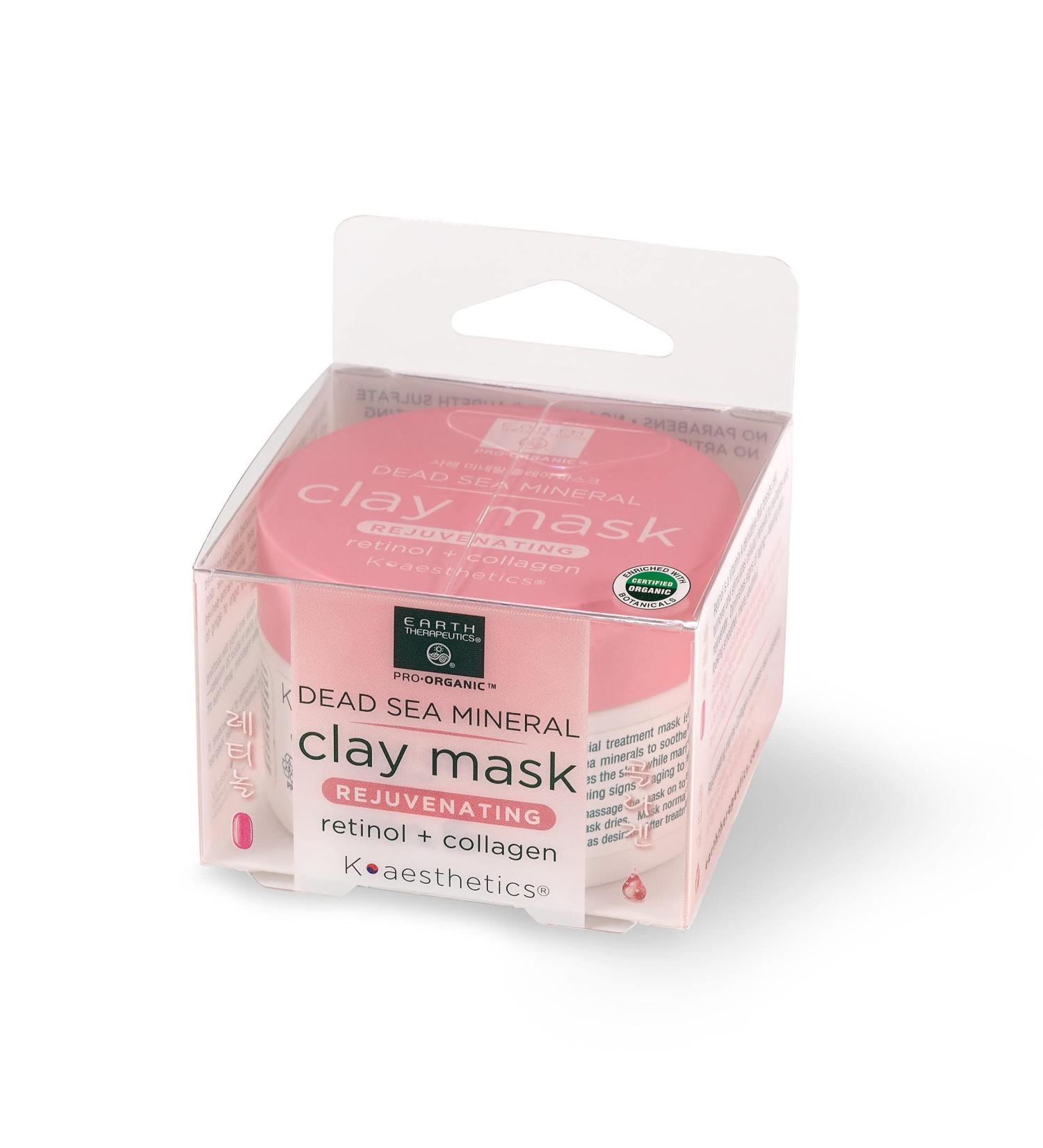 Earth Therapeutics Dead Sea Mineral Clay Mask with Retinol & Collagen - Revitalize Skin International Shipping Available - Buy Online on GoSupps.com