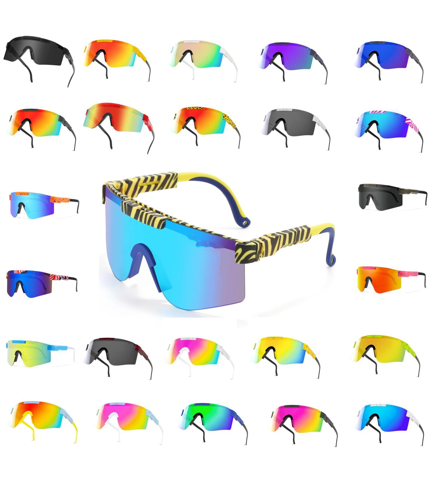 Shine Hall Polarizing Sports Sunglasses for Cycling & Fishing - UV400 Protection - Unisex Styles - Buy Online on GoSupps.com
