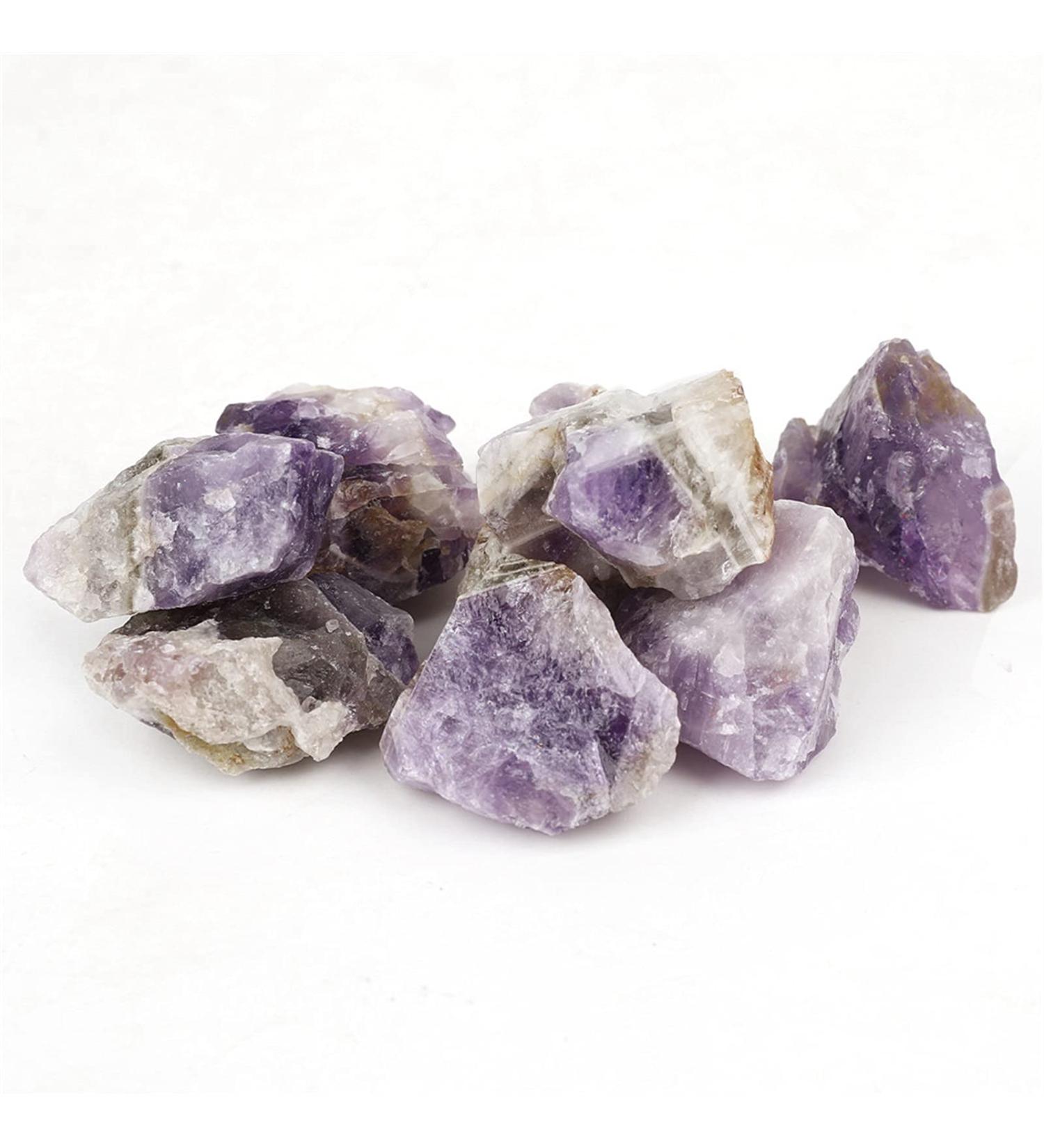 Natural Crystal Rough Natural Crystal Rough 500g Natural Chevron Amethyst Crystal Quartz Raw Minerals Stones Home Decoration - Buy Online on GoSupps.com
