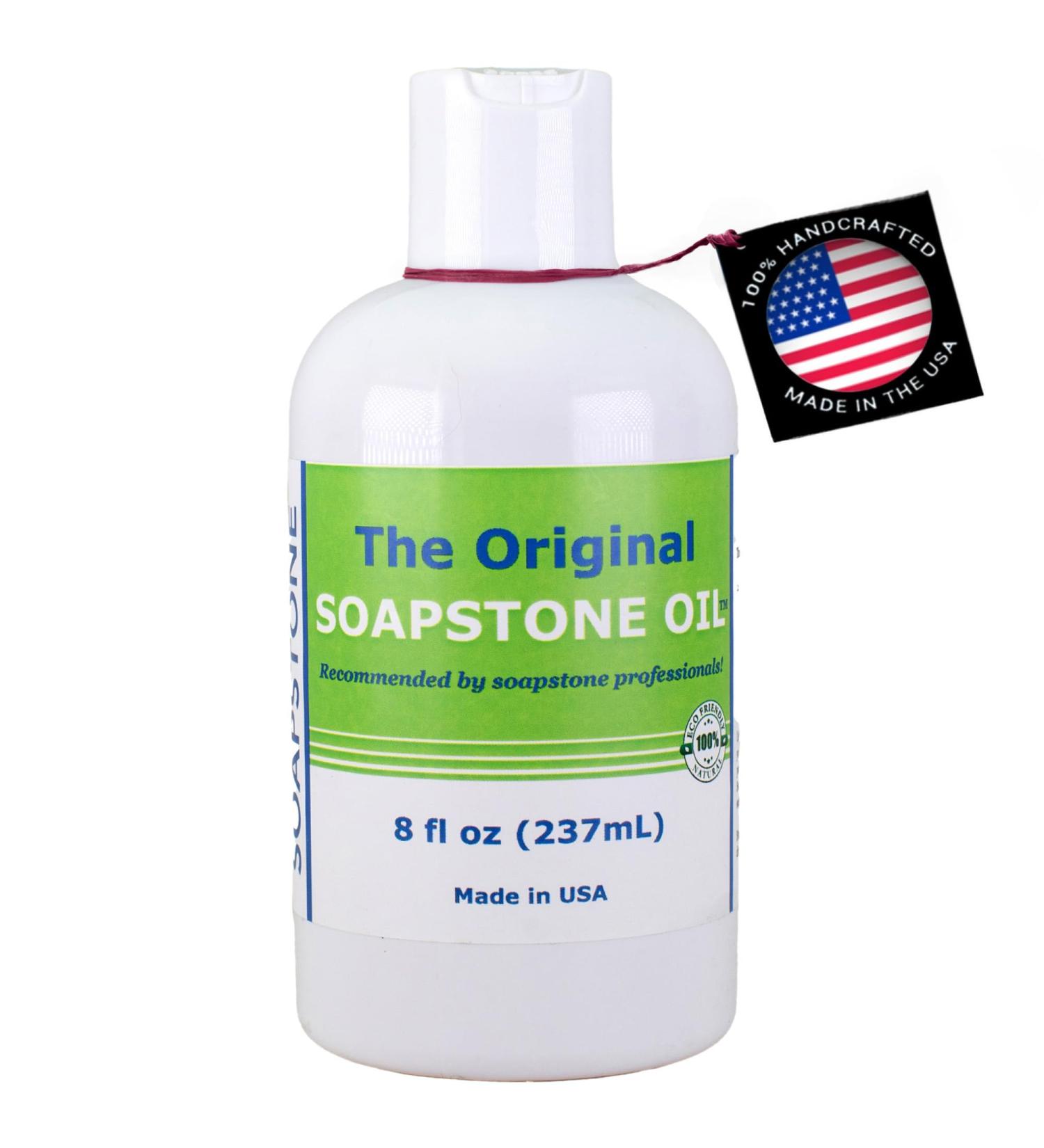 Original Soapstone Oil - Food Safe Natural Oils for Kitchen Countertops & Cutting Boards - Organic Wax Finish (8 oz) - International Shipping Available - Buy Online on GoSupps.com