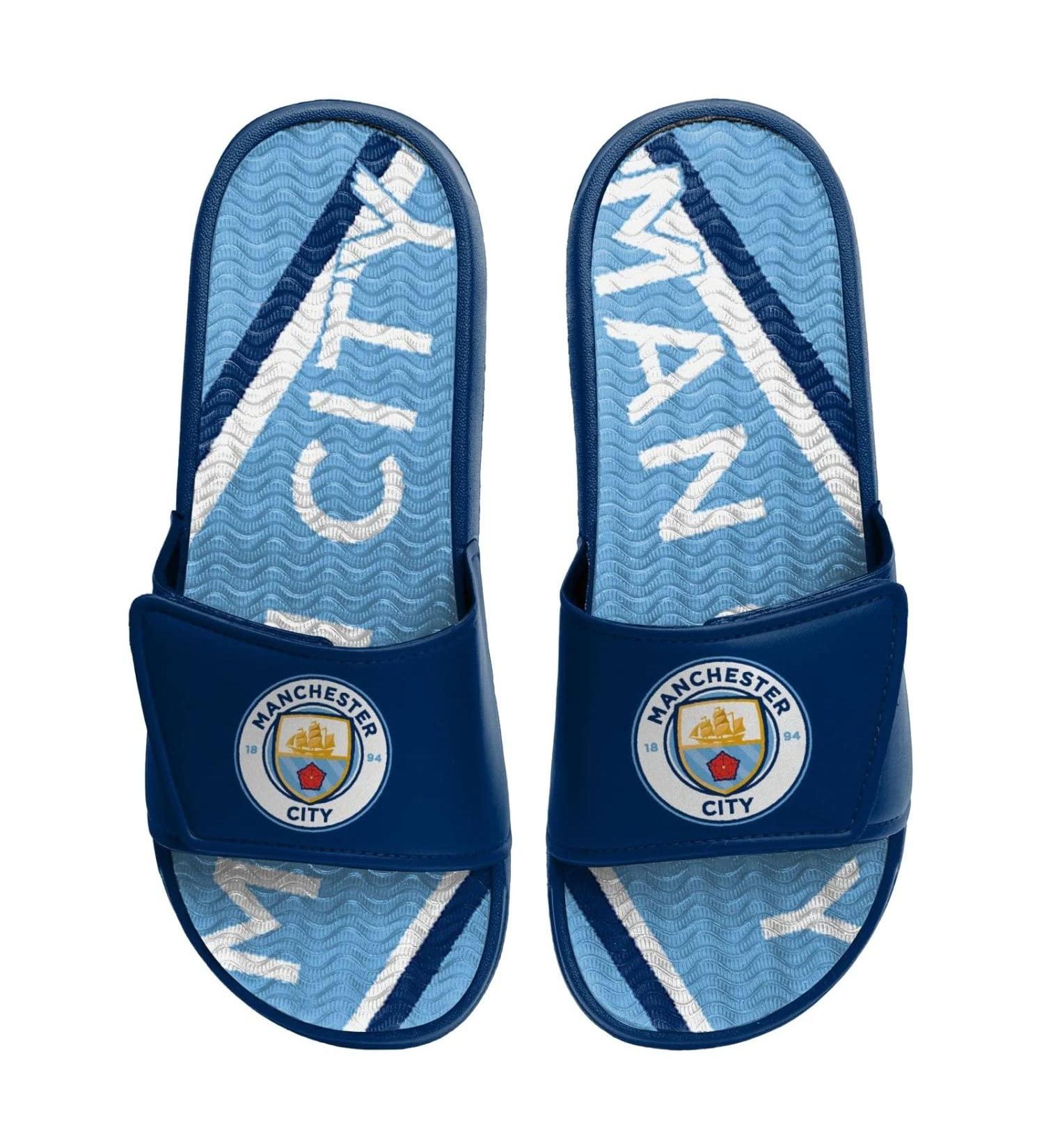 Fanatics Manchester City Gel Slides Beach Bags 46/48 EU Multicolor