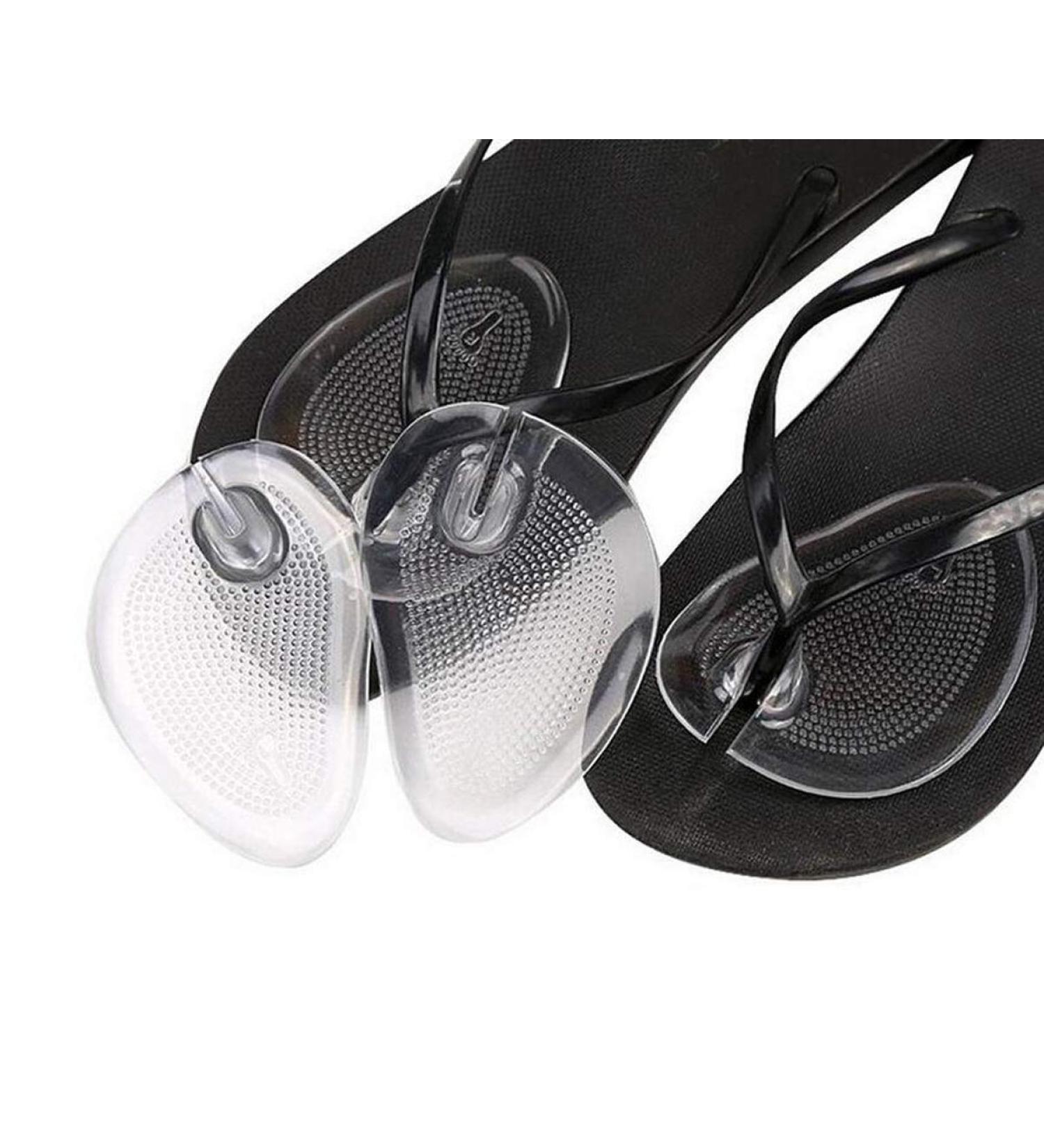 2 Pairs Silicone Flip-Flop Toe Protectors - Forefoot Cushions for Sandals, Self-Adhesive Grip Pads - Buy Online on GoSupps.com