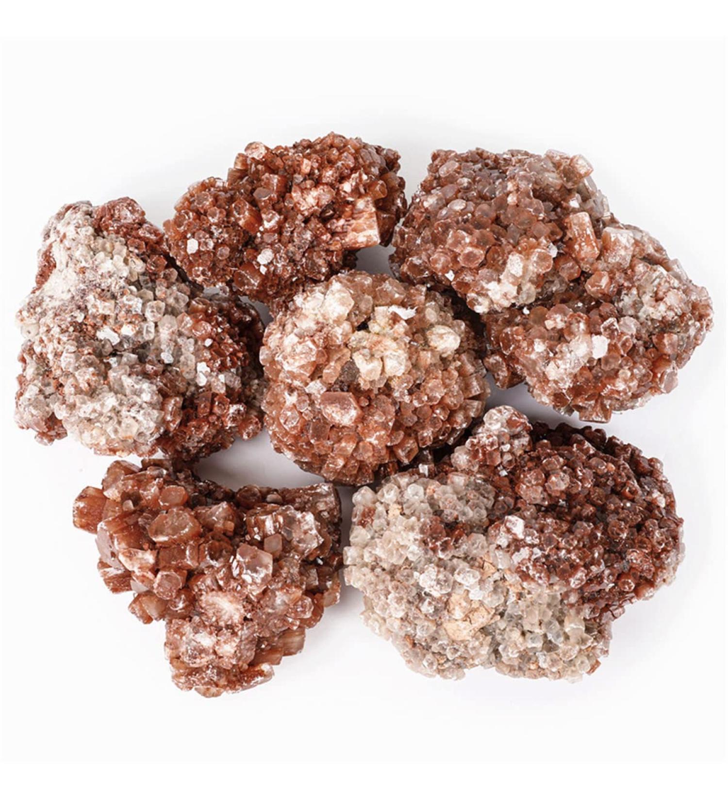 Specimen Healed NaturalOrange Aragonite Quartz Crystal Cluster Rough Stone Nepheline Specimen Home Decor 1pcs As a Gift Crystal (Size : 30-40mm) - Buy Online on GoSupps.com