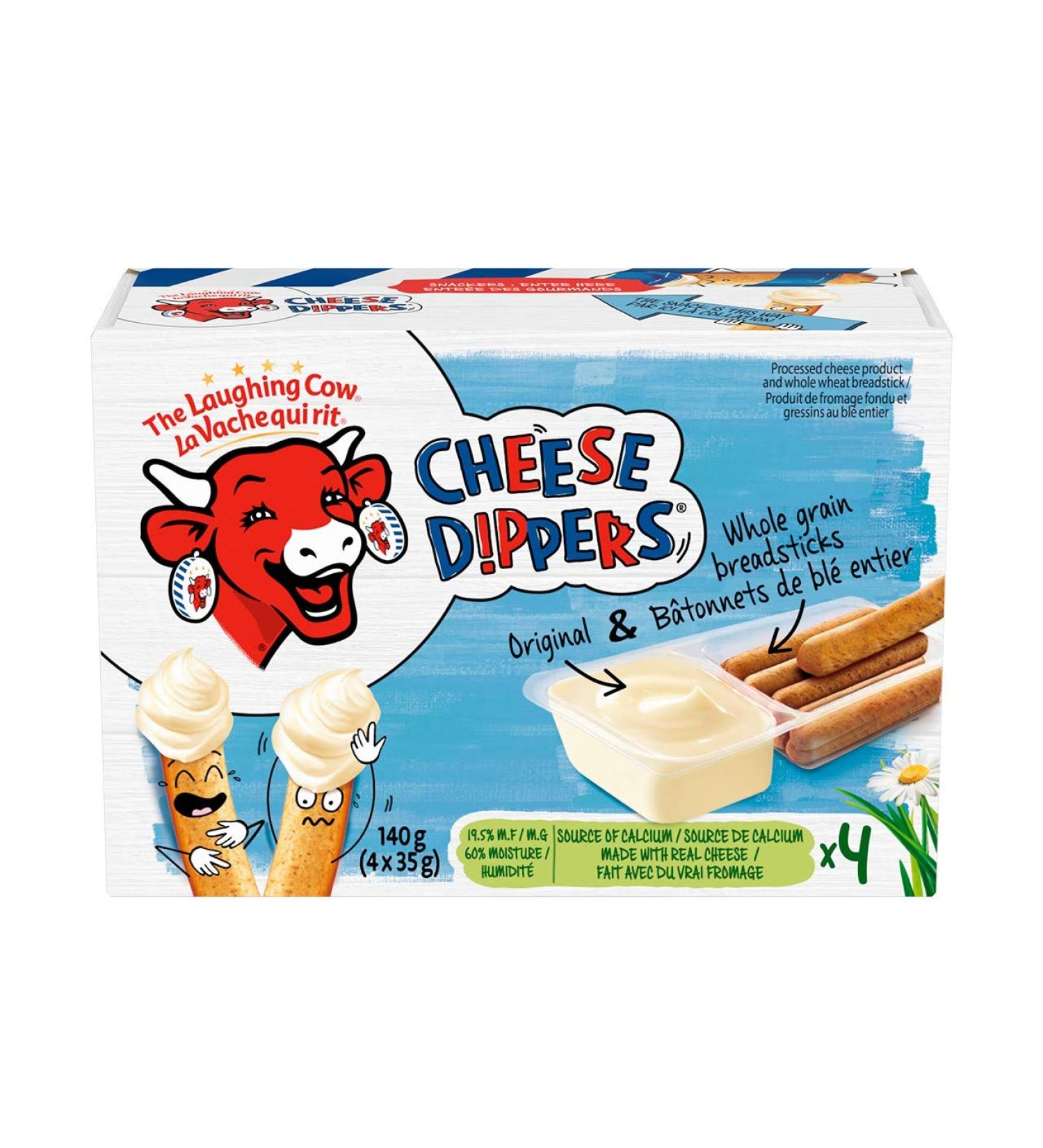 THE LAUGHING COW Fromagerie Bel - Cheese DIPPERS Pack (4X35g) 140 Grams - Buy Online on GoSupps.com