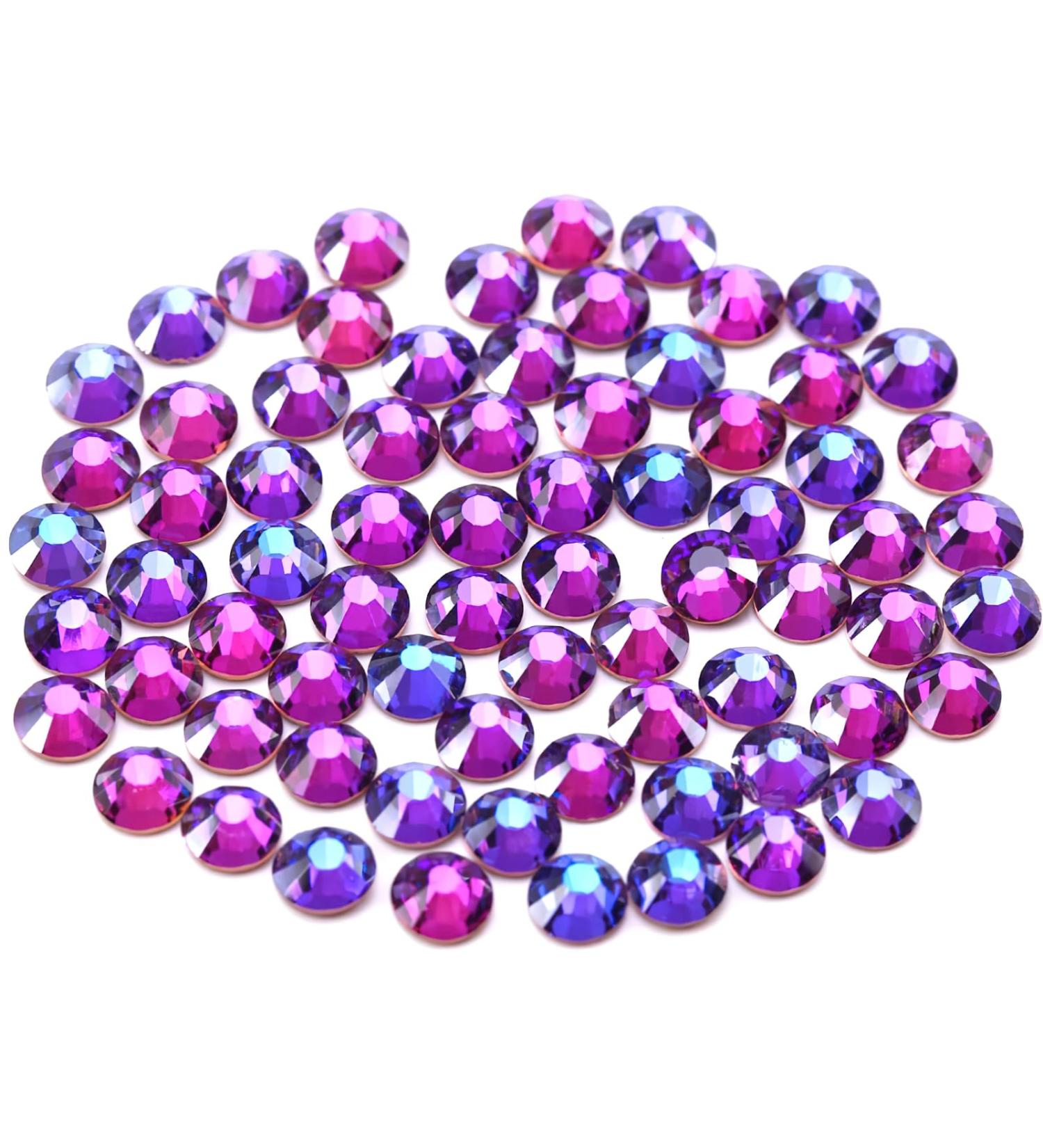 Yhmq 2880pcs Purple Velvet Rhinestones & Nail Crystals - SS10 (2.6mm & 2.8mm) for Stunning Nail Art - Buy Online on GoSupps.com