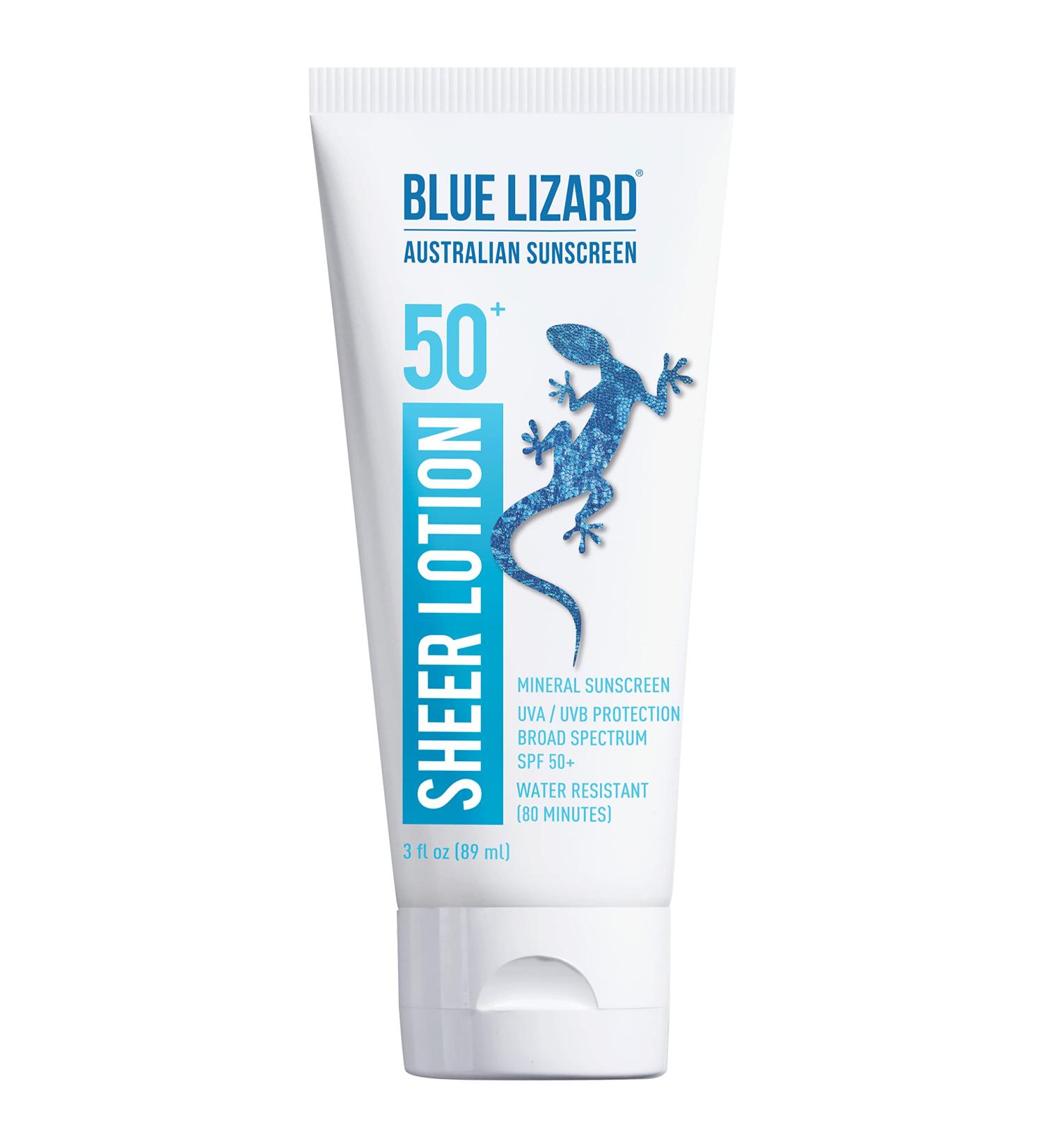 BLUE LIZARD Sheer Body Lotion - SPF 50+ (F58309) 3 Fl Oz 3 Fl Oz (Pack of 1) - Buy Online on GoSupps.com