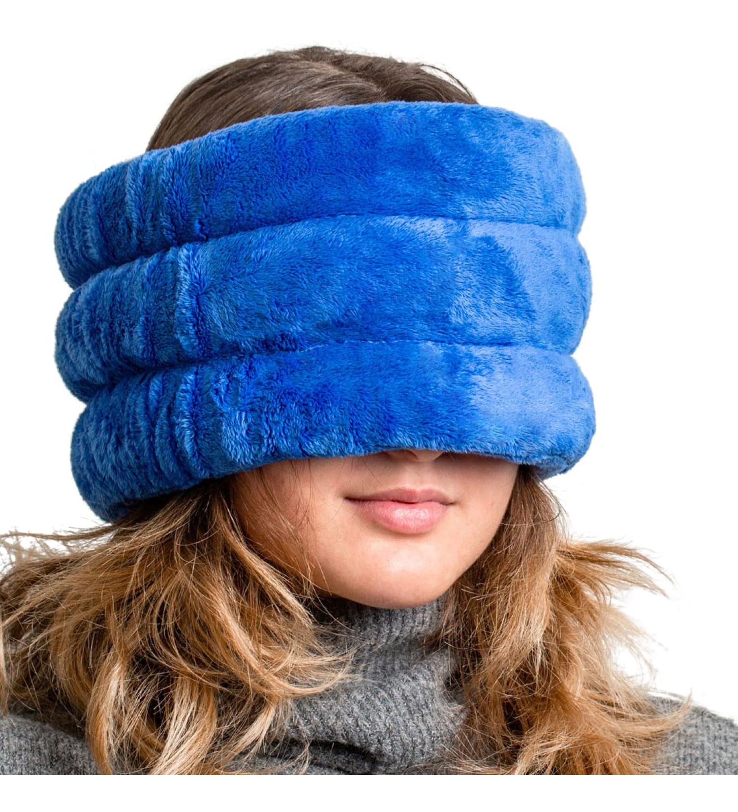 Huggaroo Soothe Microwave Heating Pad for Migraine Relief with Lavender Aromatherapy - Stocking Stuffer for Tension Headache Relief - Buy Online on GoSupps.com