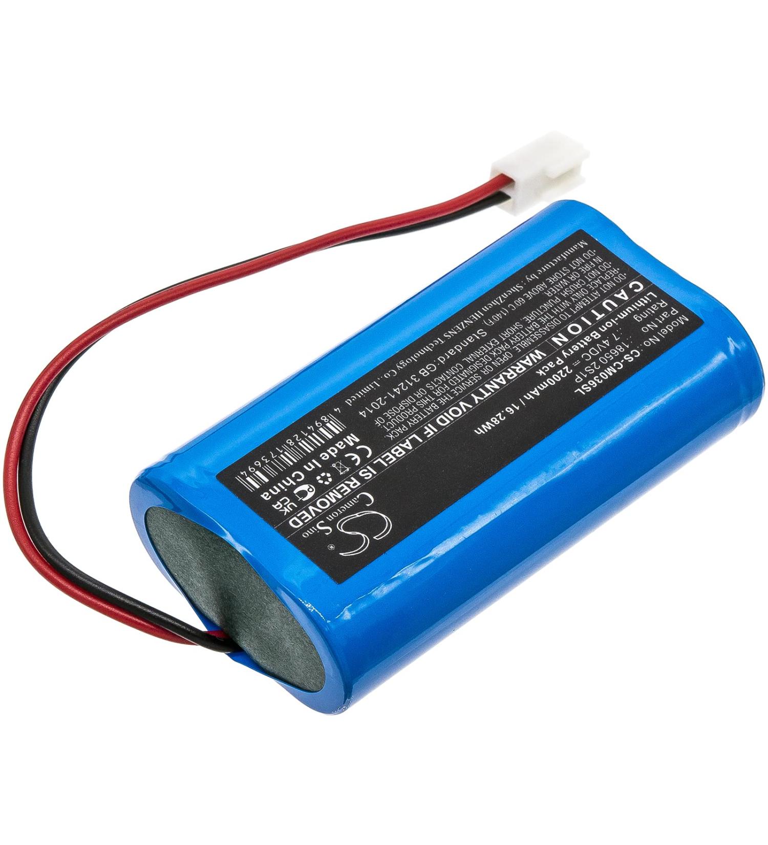 SPANN Battery Replacement for Neptolux N89 - 7.4V Part No: 175-1196C 175-8002 | International Shipping Available - Buy Online on GoSupps.com