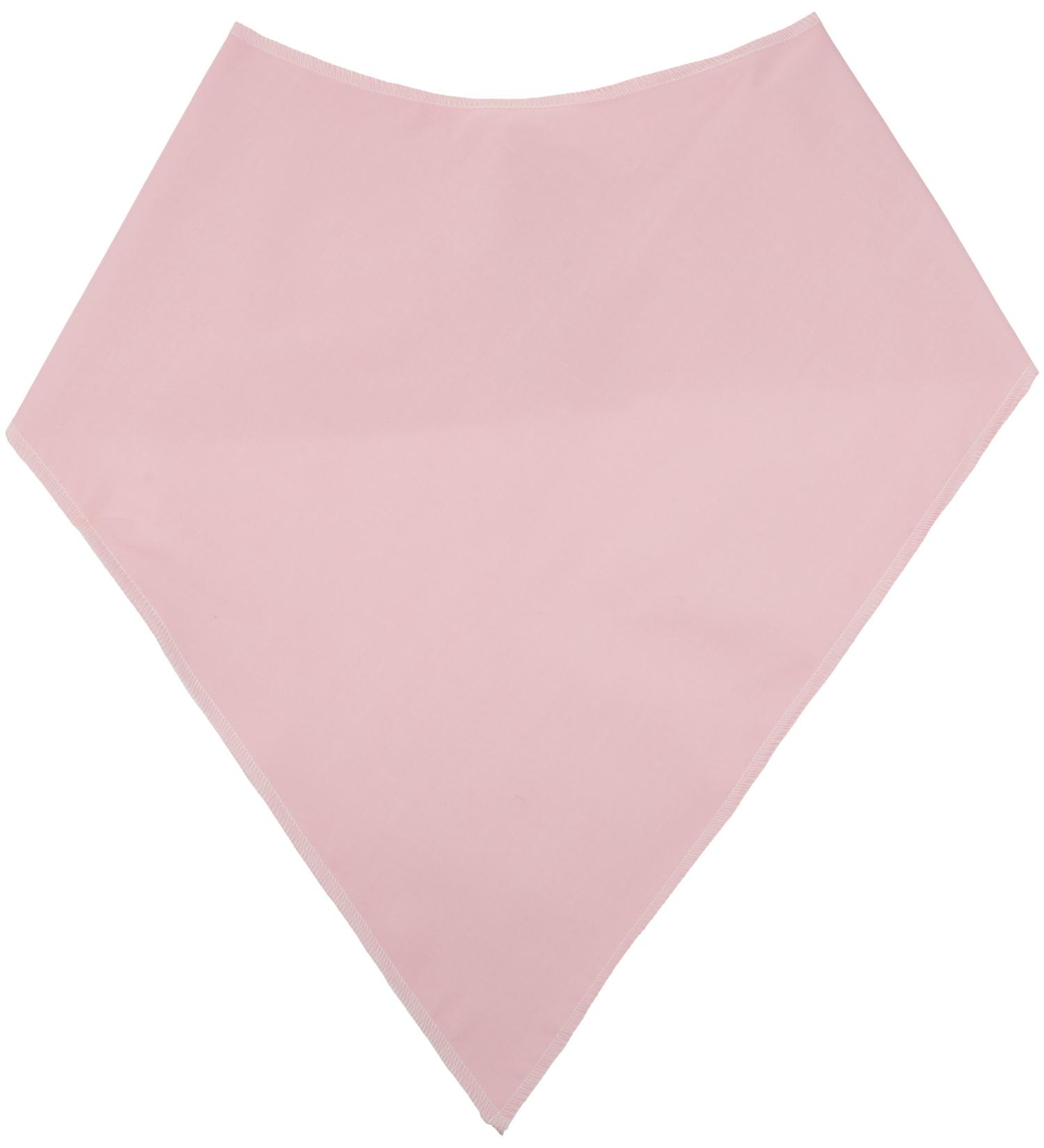 Sammons Preston Bandanna Clothing Protector Bandanna Bib 10" Mid-Neck to Tip & 14-1/2" Wide Pink Made Breathable 100% Cotton Spill-Proof Backing for Accident Safety Adult Size Combats Drooling