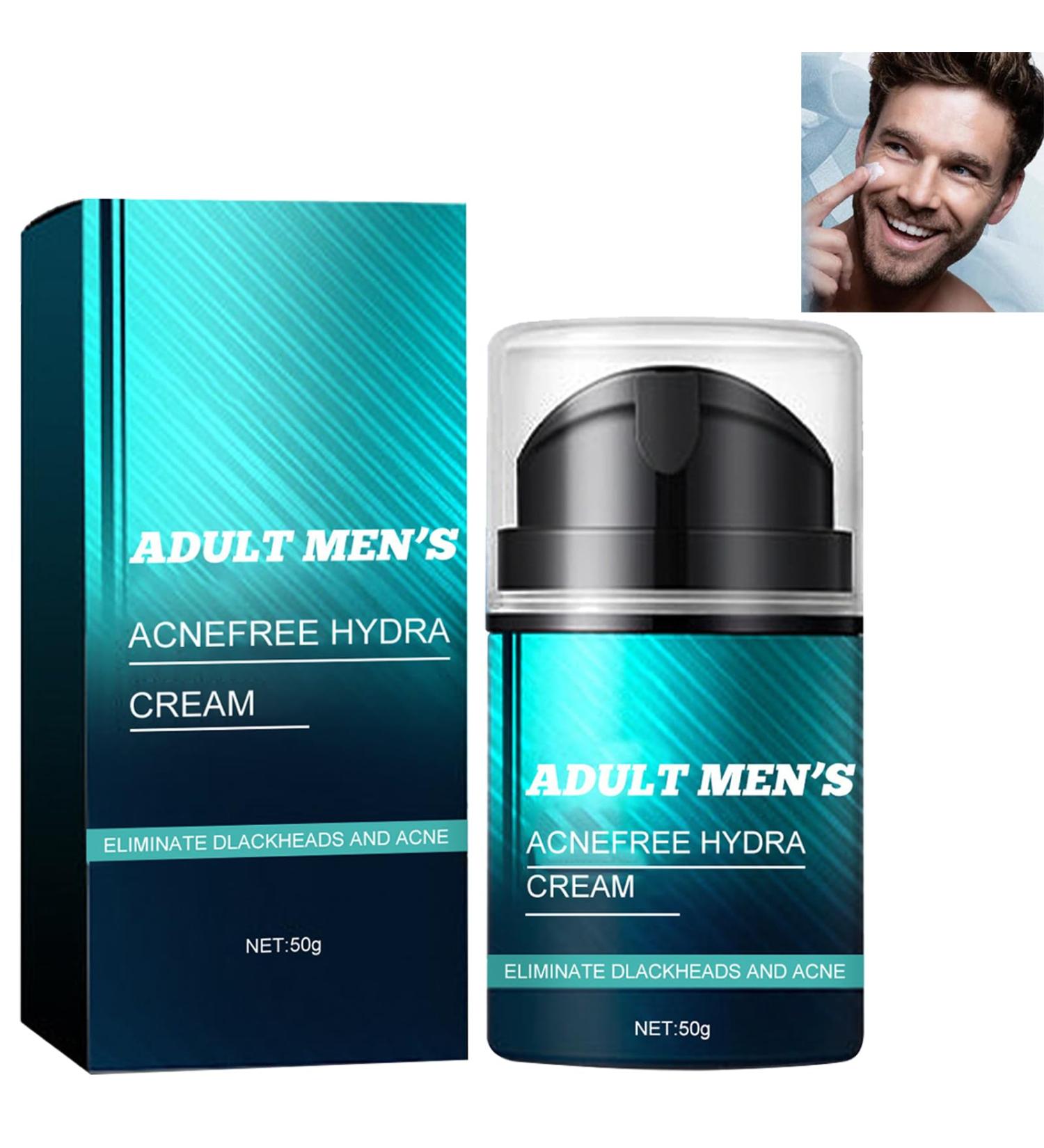 KOAHDE Natural Anti Wrinkle Face Cream For Men Men Anti-Age Moisturising Cream Men's Anti-Wrinkle Face Cream Men's Face Care Cream Revitalizing Anti-Aging Cream For Men Men's Cream Smooth Wrinkles 50G - Buy Online on GoSupps.com