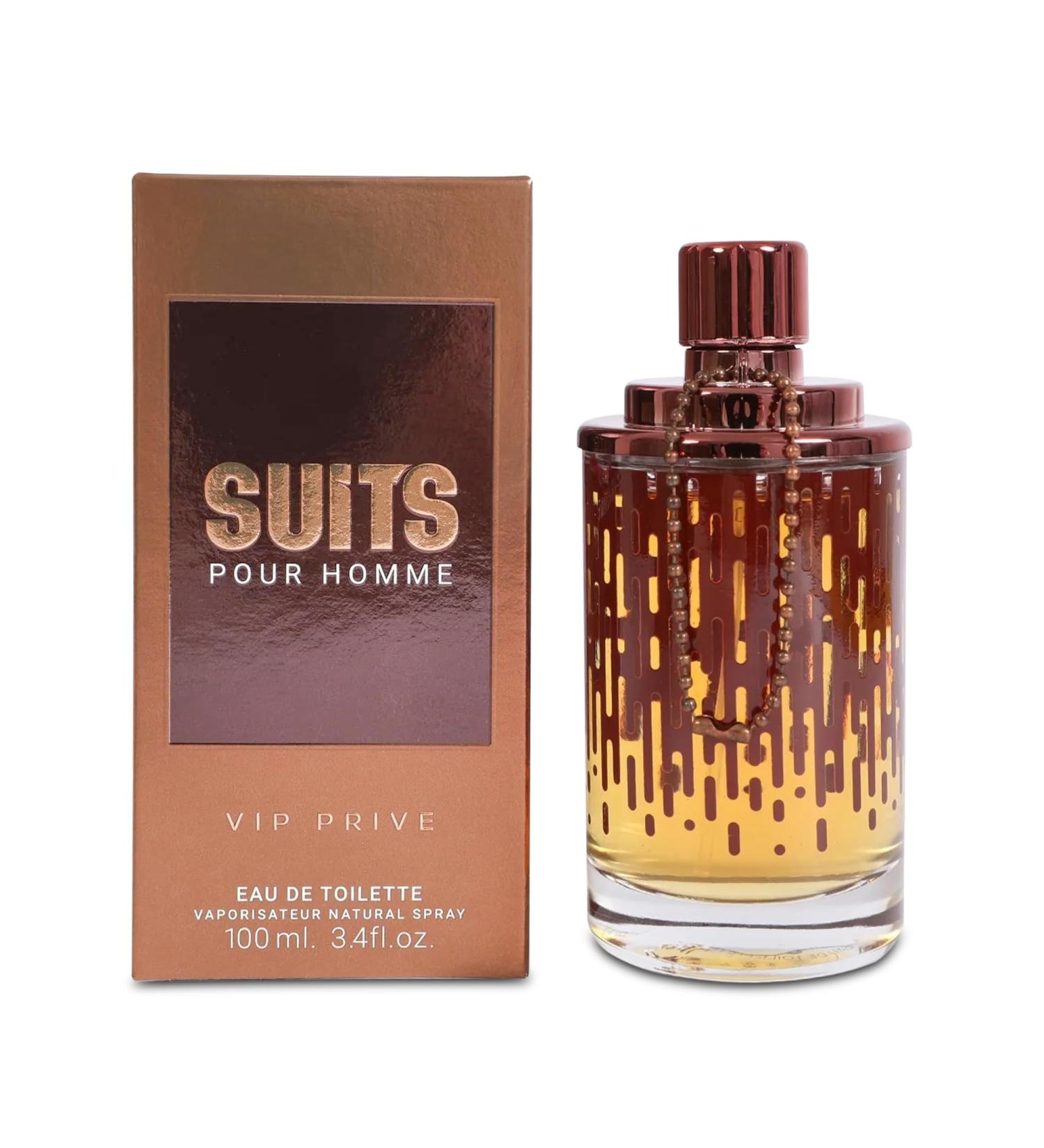 Men's Cologne Suits VIP Eau De Toilette Spray Perfume Fresh Scent 3.4 Fl Oz Daily Used Suits VIP 3.4 Fl Oz (Pack of 2) - Buy Online on GoSupps.com