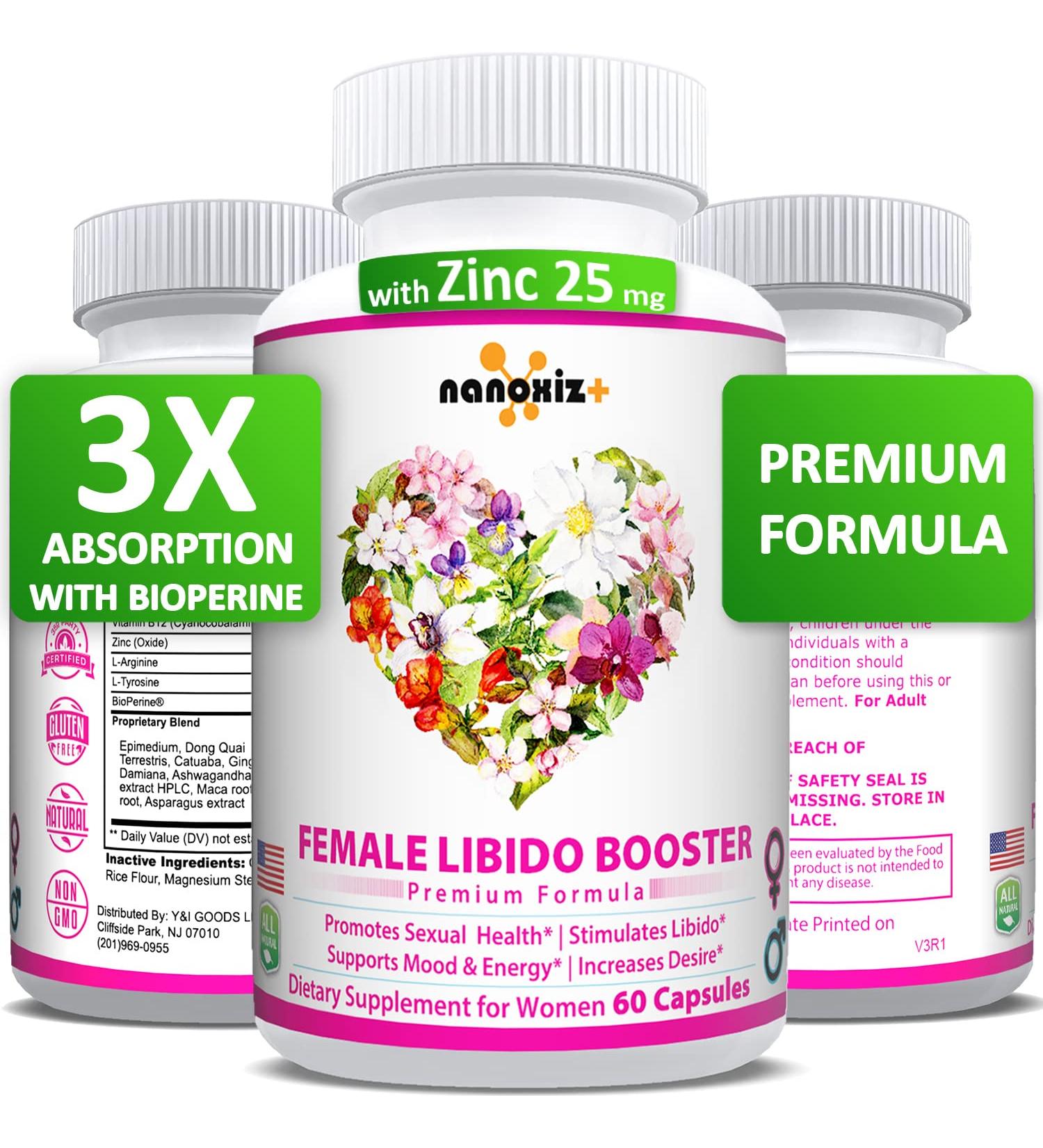 Female Immunity Wellness Enhancement Supplement Pills - Mood & Energy Booster for Vitality, Performance, Stamina, and Passion Drive - PMS & Menopause Relief - Hormone Balance - Made in USA - Buy Online on GoSupps.com