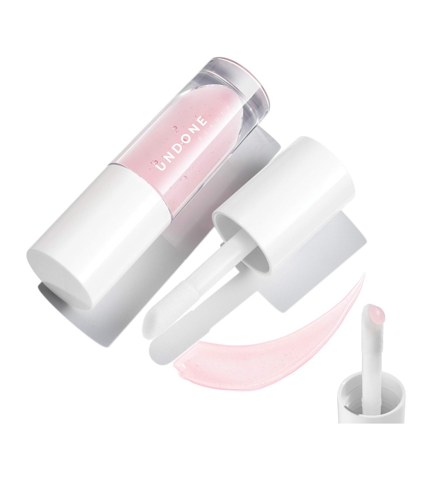 UNDONE BEAUTY Poppa Gloss - Moisturizing Tinted Lip Gloss-Balm Hybrid with Cloudberry Seed Oil - Long Wear Lightweight Formula for Lip Nourishment - Sweet Pea - Buy Online on GoSupps.com