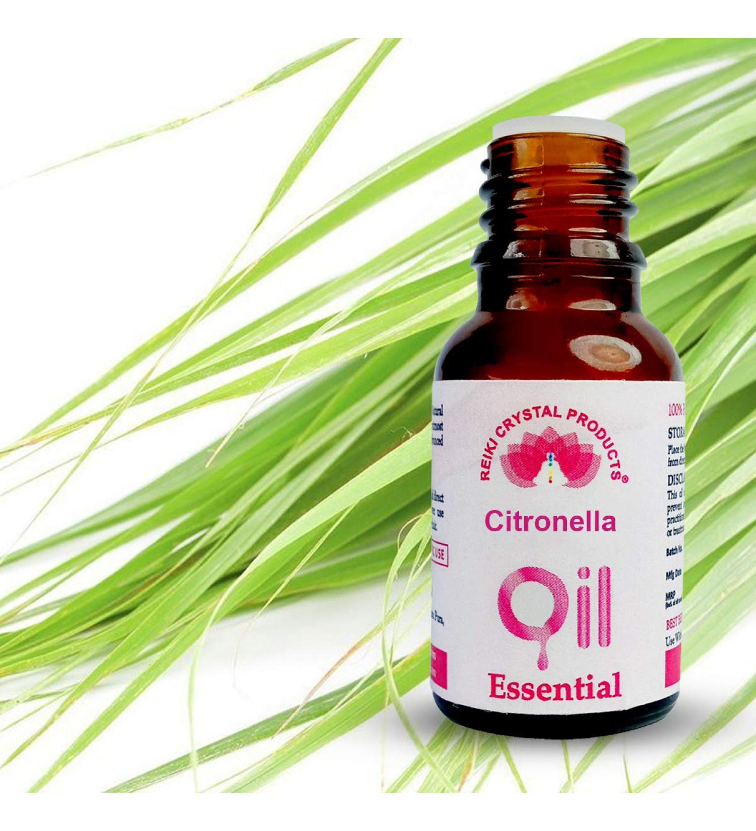 Reiki Crystal Products Citronella Essential Oil - 15 ml Aroma Therapy - Buy Online on GoSupps.com