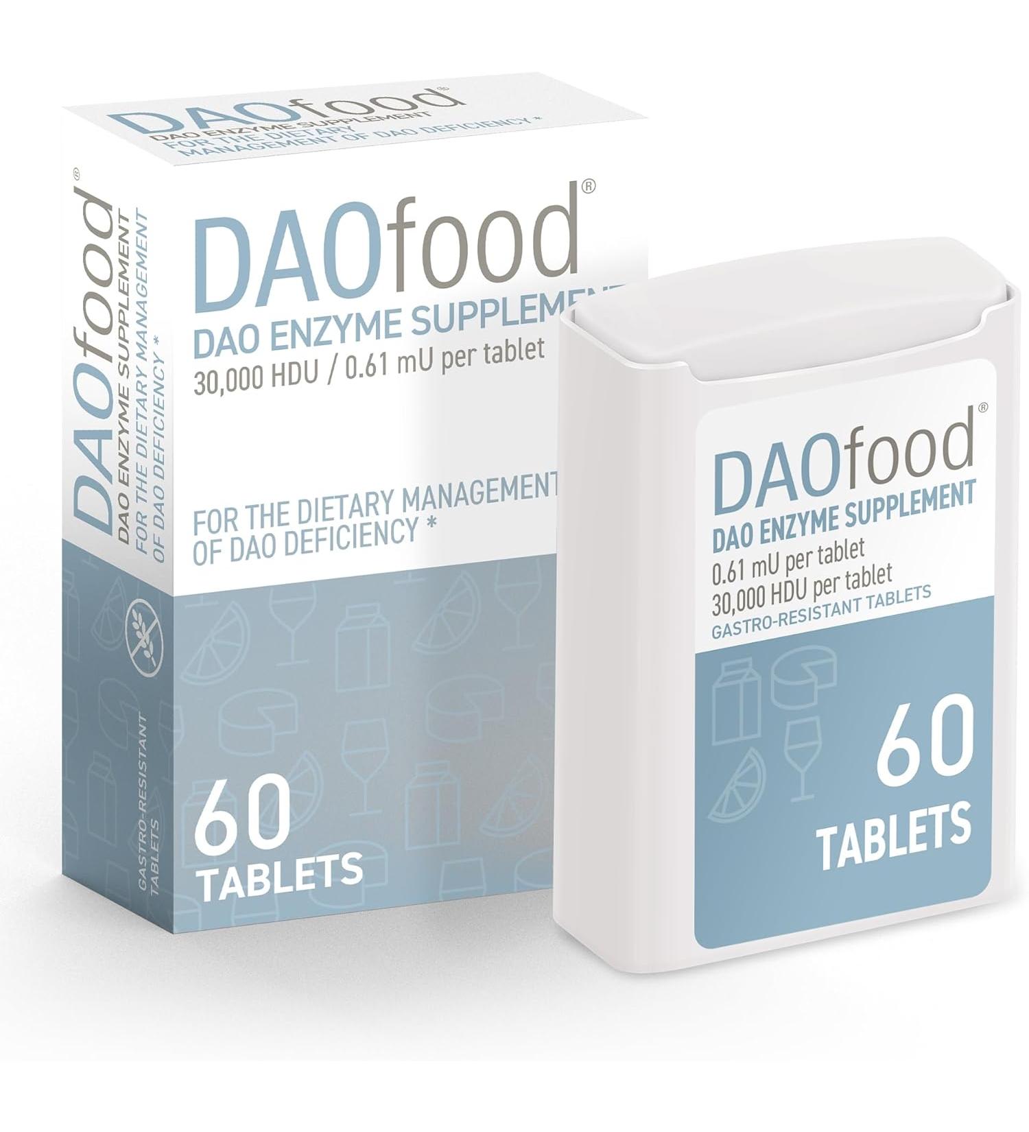 DR Healthcare DAOfood DAO Enzyme - 60 Tablets - Buy Online on GoSupps.com