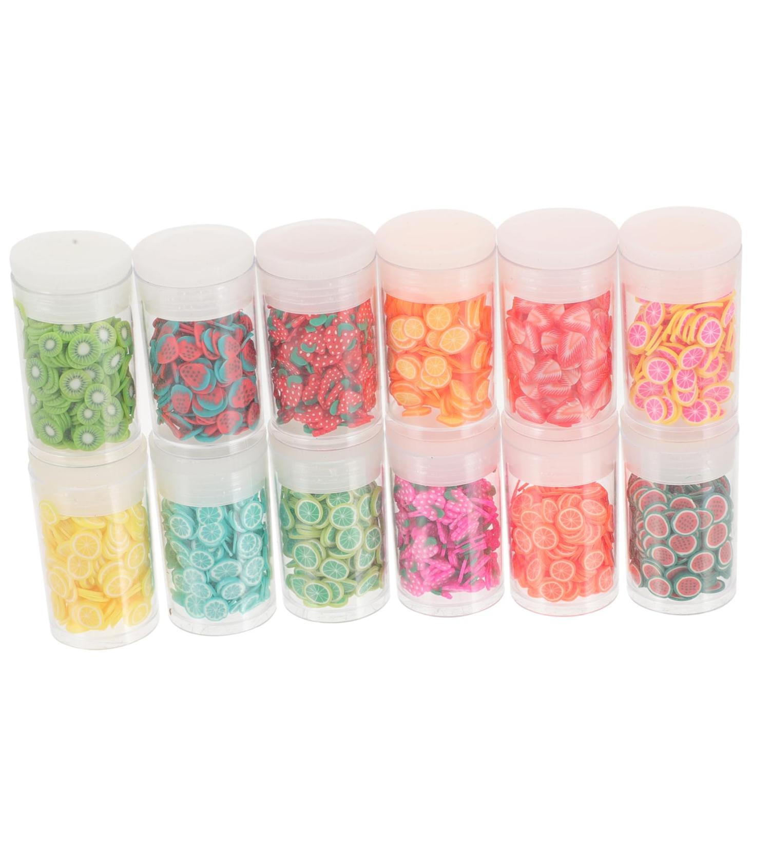  Beatifufu Nail Art Nail Art Decorations - 12 Boxes of Fruit Slices in Multiple Shapes - Buy Online on GoSupps.com