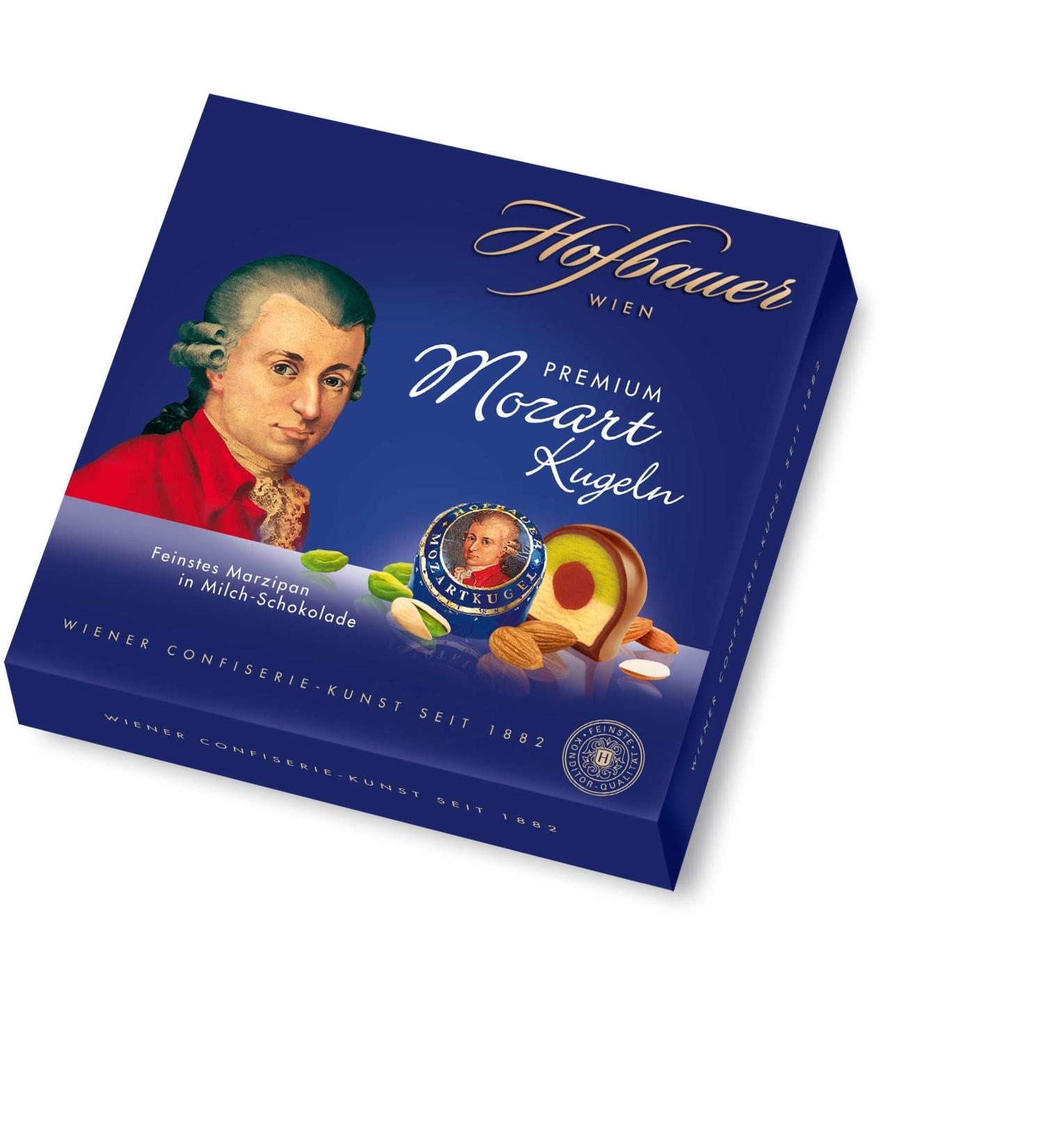Hofbauer Wien Mozartkugeln 200g - Premium Milk Chocolate Confectionery | International Shipping Available - Buy Online on GoSupps.com