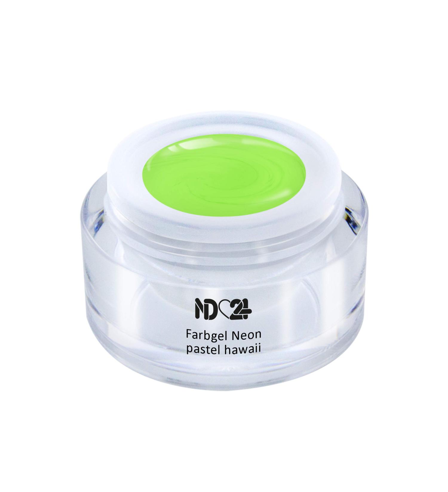 UV LED Color Gel - Neon Pastel Hawaii Green - Studio Quality Made in Germany - 5ml | International Shipping Available - Buy Online on GoSupps.com