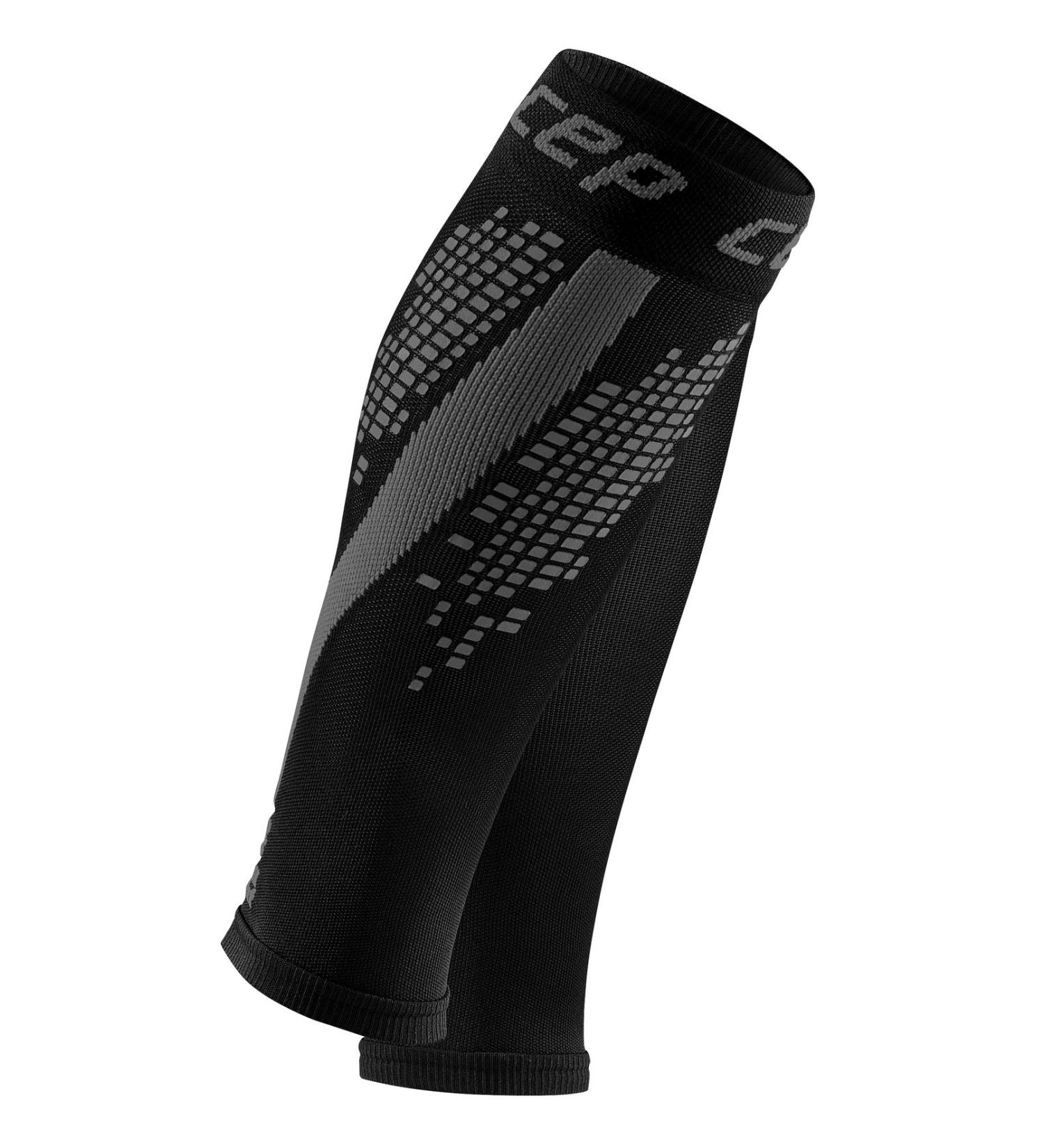 Shop CEP Nighttech Calf Sleeves for Women | Colorful Reflective Leg Warmers in Black | Size IV - International Shipping Available - Buy Online on GoSupps.com
