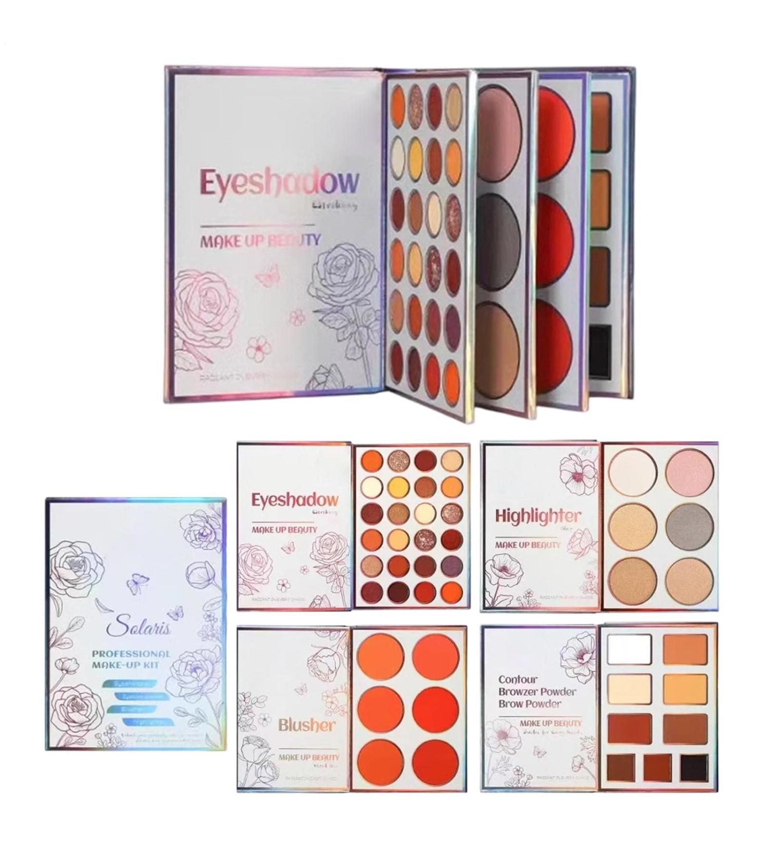  Kanoauo Makeup Palette | 45 Colours Multifunctional Blush Highlighter Eyeshadow for Women Girls Beginners Girlfriend Daily Travel Party Dating Wedding - Buy Online on GoSupps.com