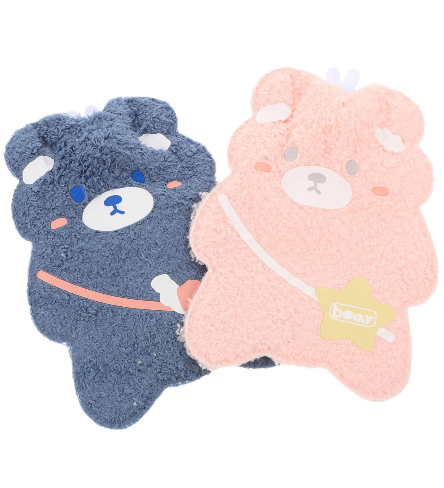 Stobok Hot Water Bag - Plush Cover Heat Bottle for Hot/Cold Therapy | Perfect Winter Warm-Up Gift for Bed & Waist - Buy Online on GoSupps.com