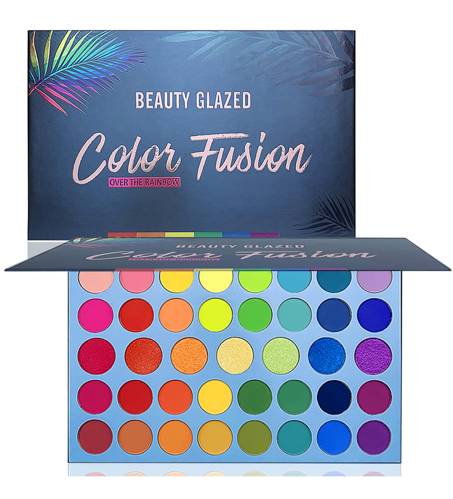 Color Fusion Eyeshadow Palette: 39 Shades Matte & Shimmers - Valentine's Day Gift - Waterproof & Cruelty-Free - Highly Pigmented Makeup Palette - Buy Online on GoSupps.com