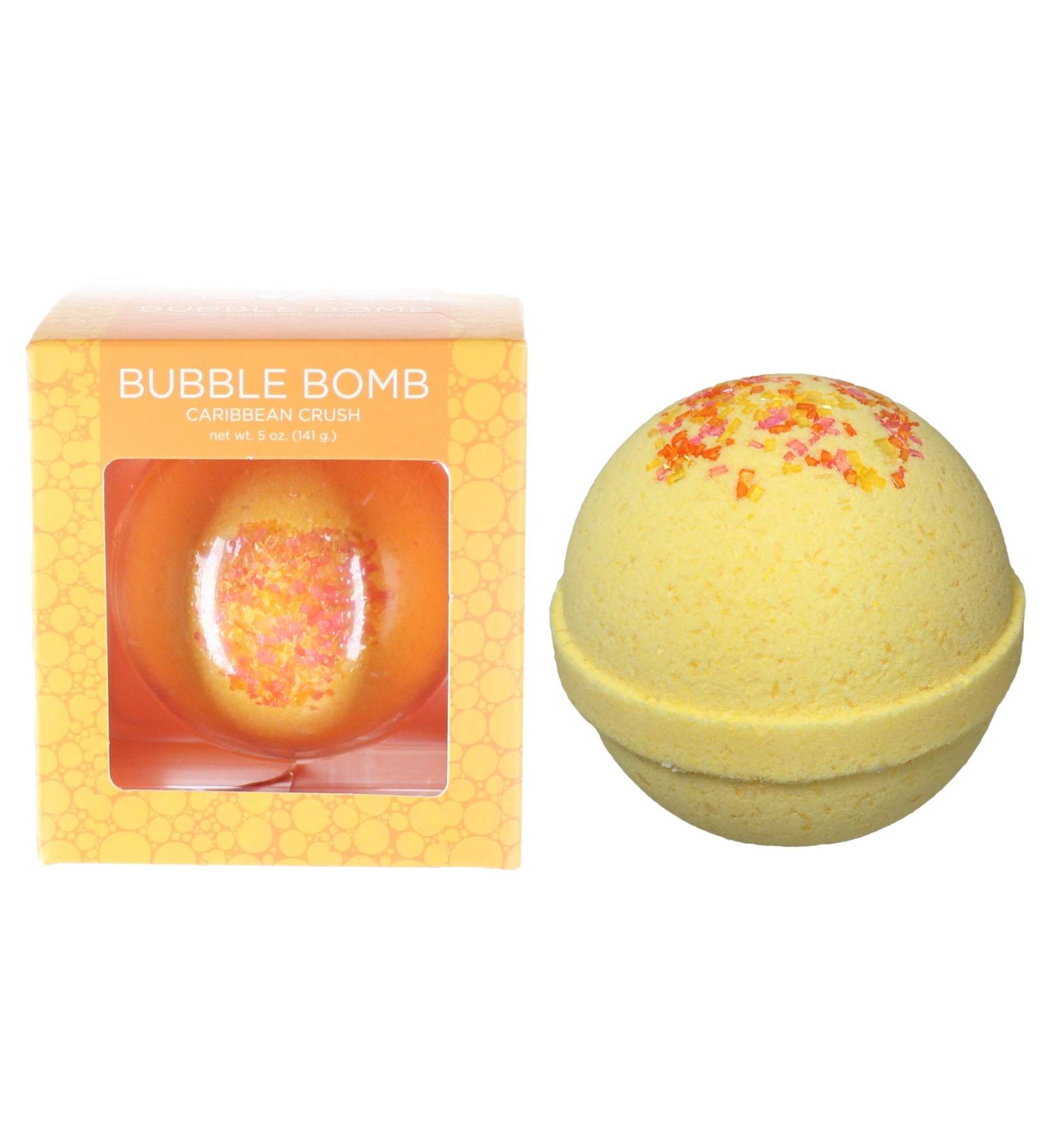 Two Sisters Large Bubble Bath Bomb - Handmade in USA (Caribbean Crush) | 99% Natural Fizzy for Women, Teens, Kids - Moisturizing, Colorful, Scented, Bubbly - Buy Online on GoSupps.com