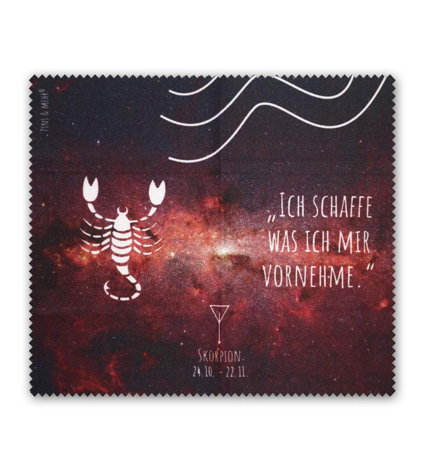 Scorpio Zodiac Sign Glasses Cleaning Cloth - Microfiber for Glasses Phones & Cameras - Buy Online on GoSupps.com