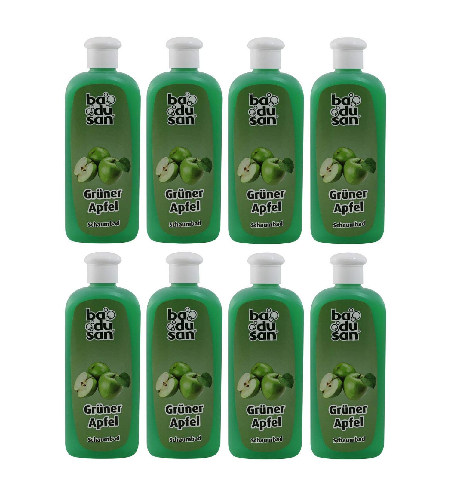 Buy Pack of 8 Badusan Green Apple Bubble Bath Additives - 500ml | International Shipping Available - Buy Online on GoSupps.com