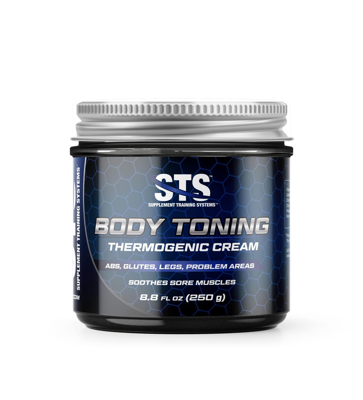 STS Body Toning Thermogenic Cream - 8.8oz | Firm & Tone Abs, Legs, Love Handles | Shed Excess Water for Improved Definition - Buy Online on GoSupps.com