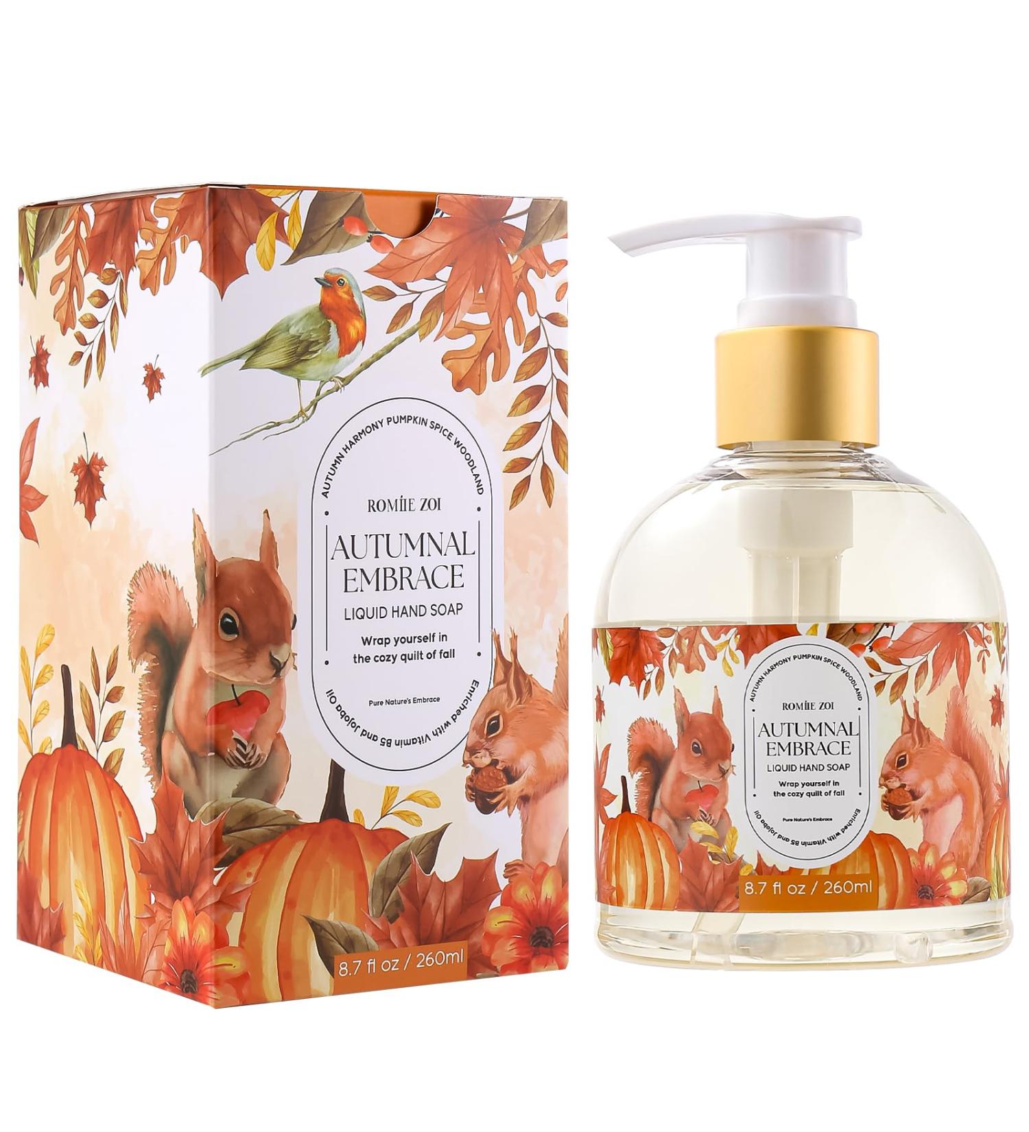 Buy Mini Liquid Hand Soap - Autumn Embrace 260 ML | Best International Shipping - Natural & Moisturizing - Buy Online on GoSupps.com