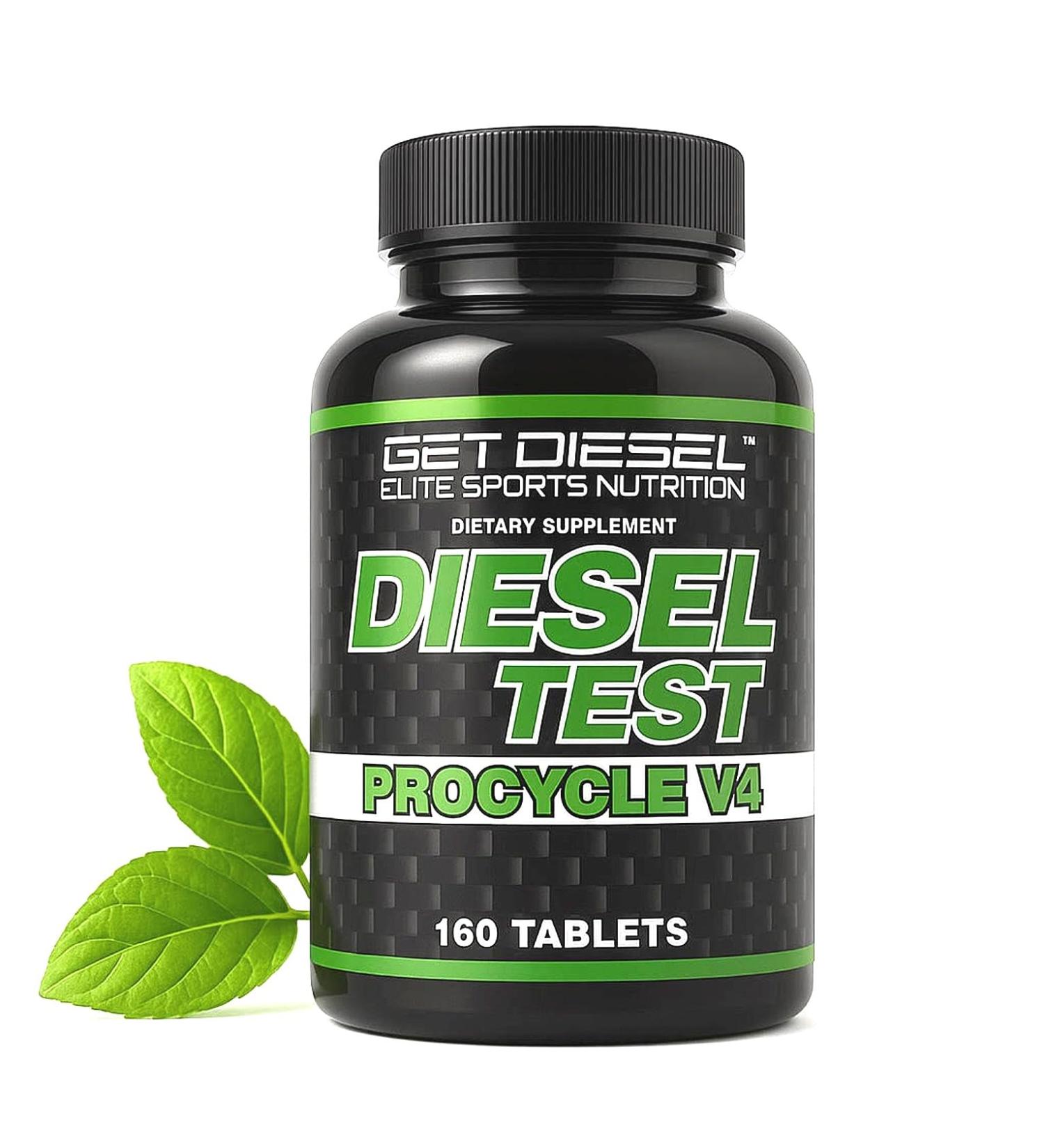 Diesel Test Procycle by GET Diesel Potent DHEA & Pregnenolone Test Booster | PCT Strength Libido Energy & Estrogen Balance Support - Buy Online on GoSupps.com