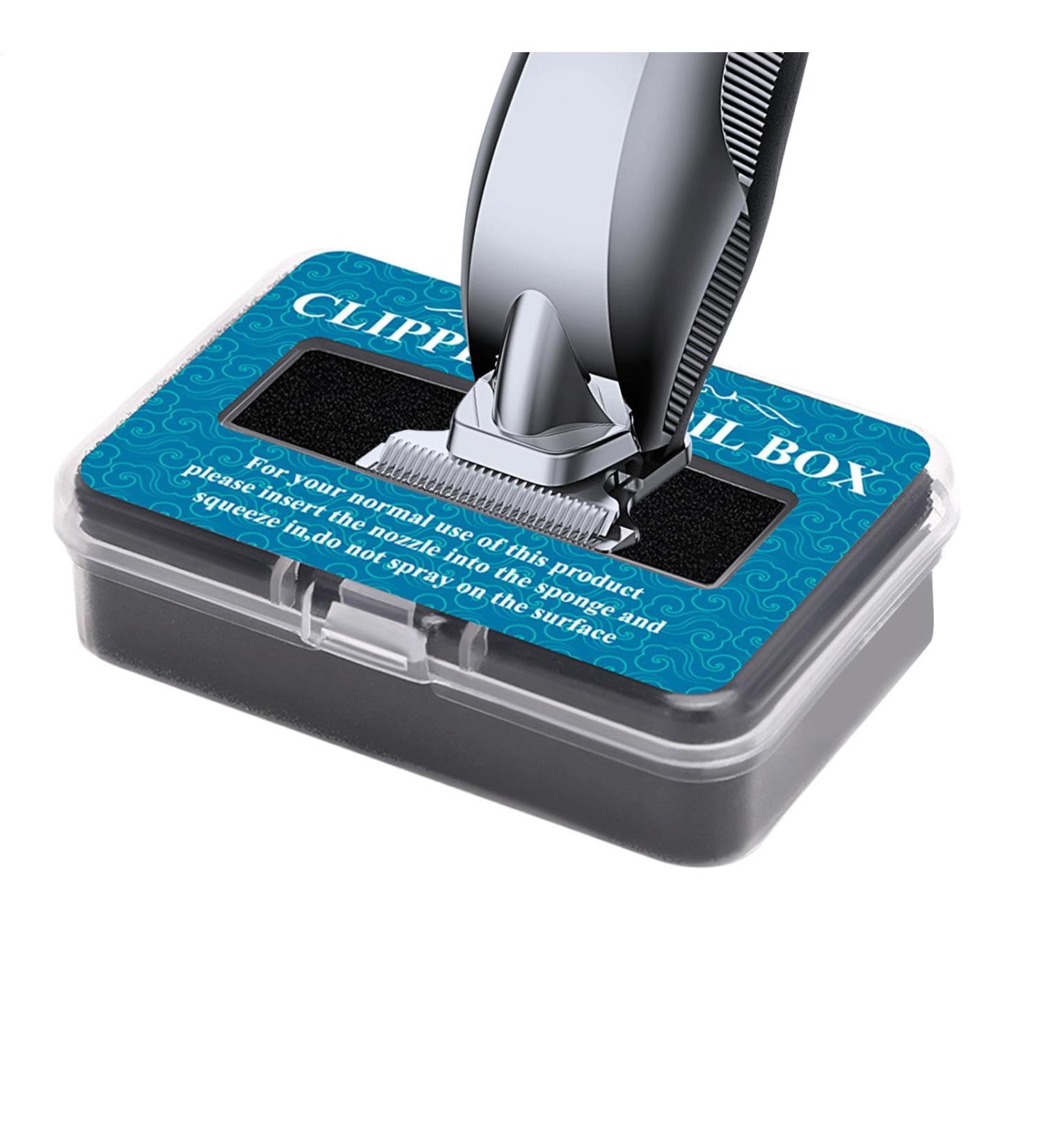 Oil Sponge for Clippers and Clippers Hair Trimmer Oil Lubricant Sponge - High Performance 15g Multi-Purpose Rust Prevention Sponge | Lubrication Box - Buy Online on GoSupps.com