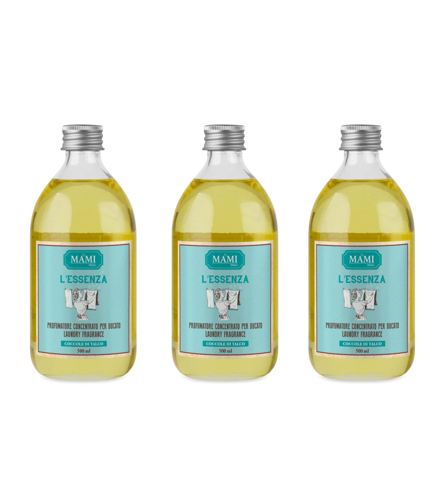 THREE ESSENCE COCCOLE OF TALCO 500ML Mami Milan