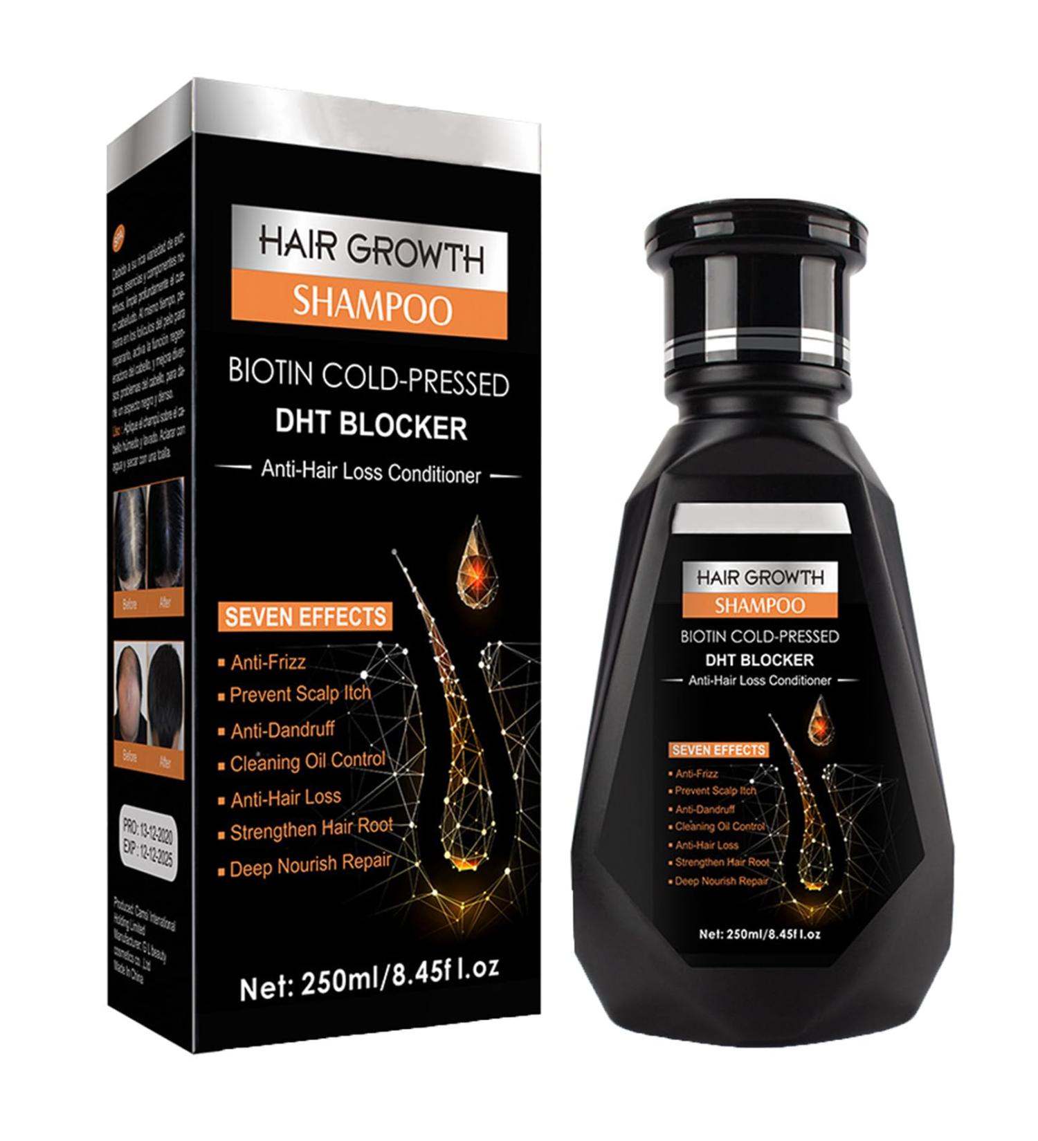 Hair Growth Shampoo Anti Hair Loss Shampoo Natural Ginger Shampoo Promotes Hair Growth Strengthen Hair Rool Deep Nourish Repair Hair Care Anti-dandruff Cleaning Oil Control Shampoo - 250ml - Buy Online on GoSupps.com