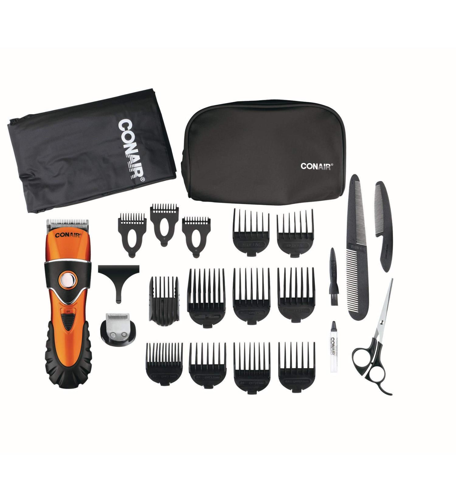 ConairMAN The Chopper - 24-Piece Hair Clipper Set for Men with Mustache & Beard Trimmer | International Shipping Available - Buy Online on GoSupps.com