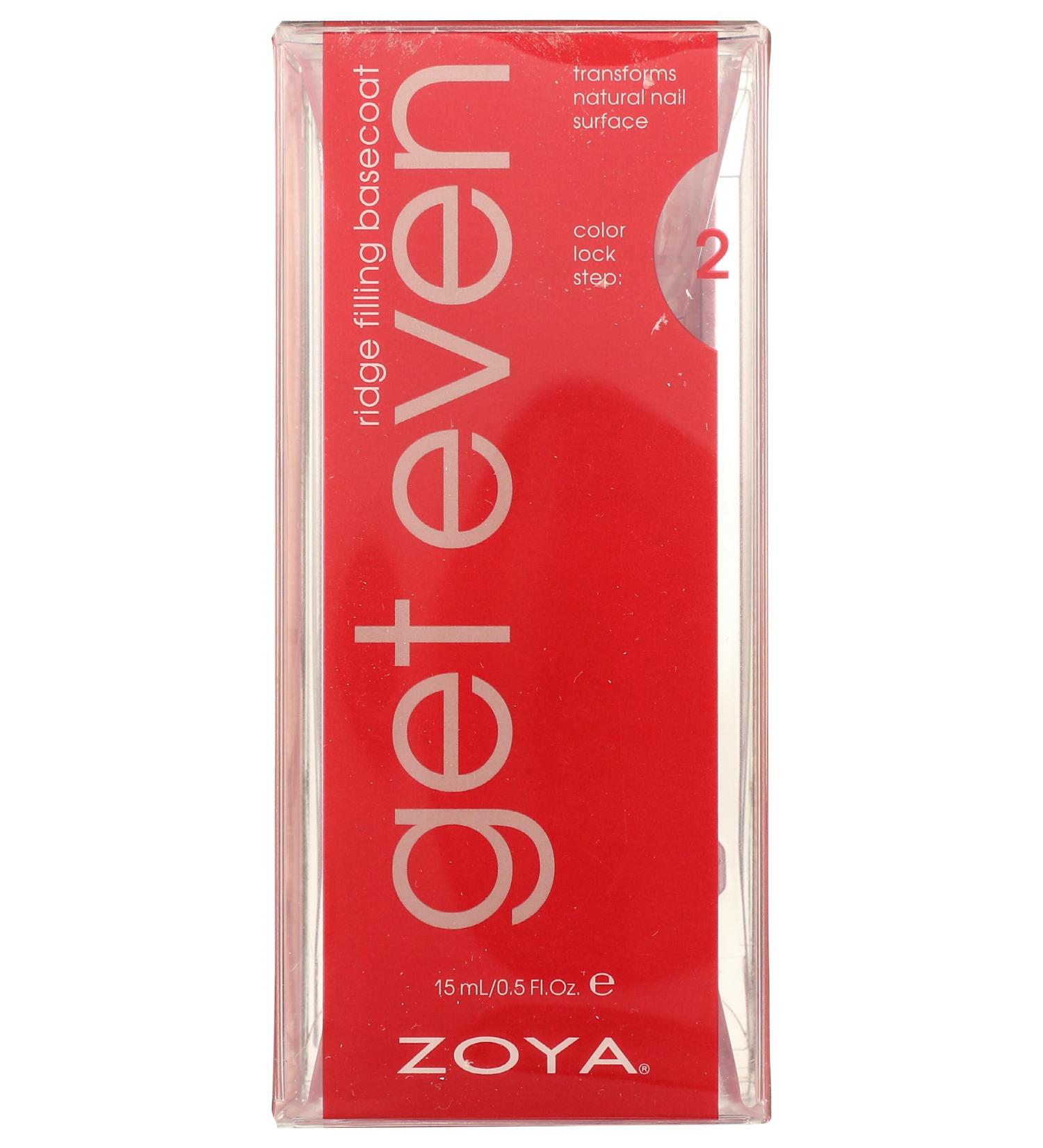 Zoya Get Even Ridge Filling Base Coat - .50 Oz. - Buy Online on GoSupps.com