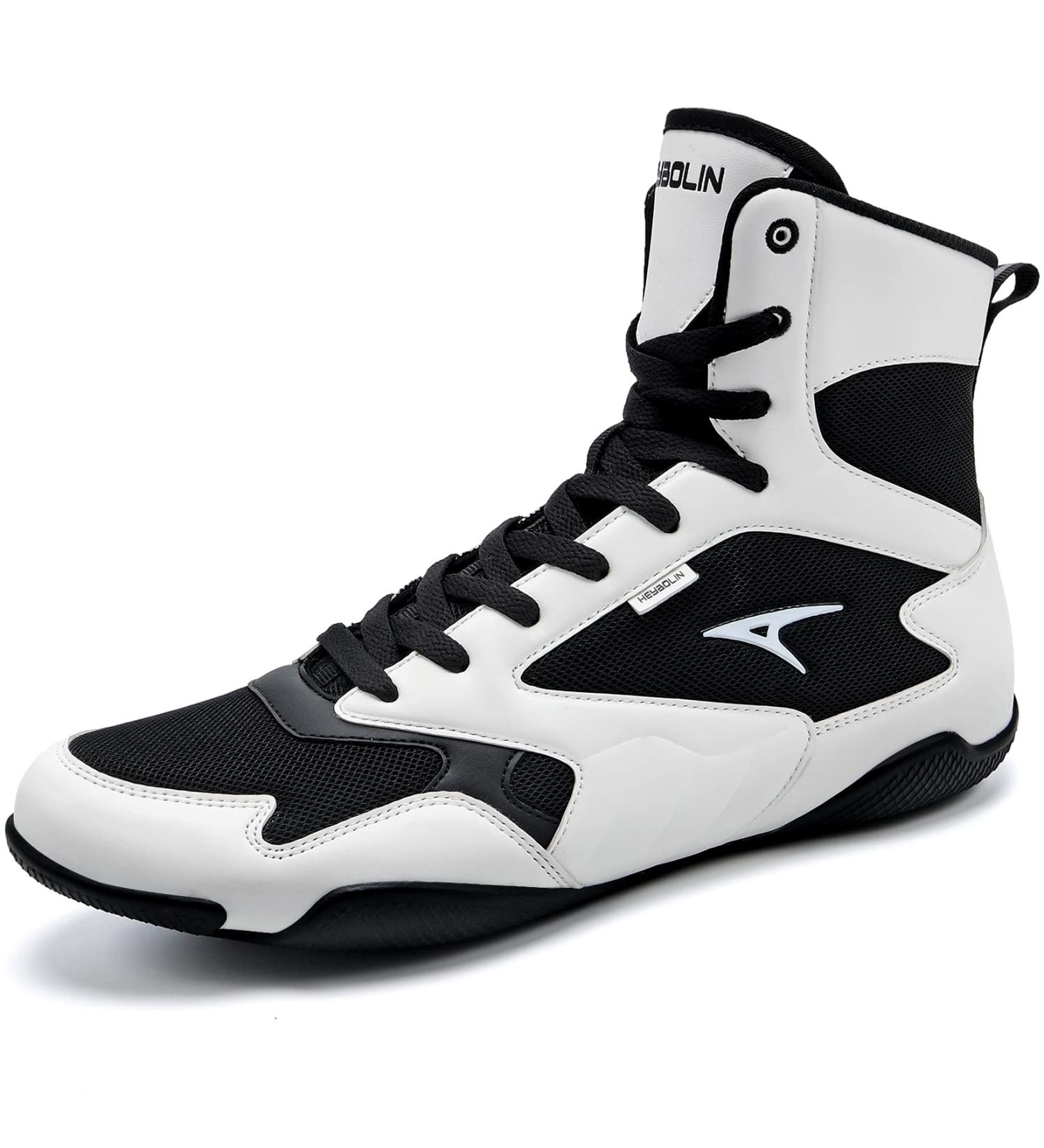 Men's Wrestling Shoes | Minimalist Cross Trainer with Ankle Protection | Breathable Lightweight Design - Buy Online on GoSupps.com