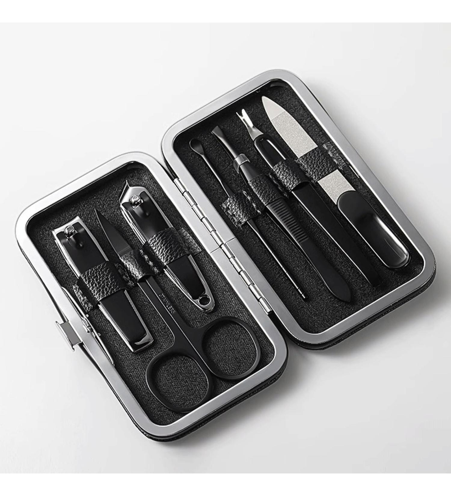 Nail Clippers Set Nail Clipper Nail Clipper Set Ear Scoop Nail Clippers Household Finger Clippers Nail Trimming Tools Nail Clippers Portable Set(Black) - Buy Online on GoSupps.com