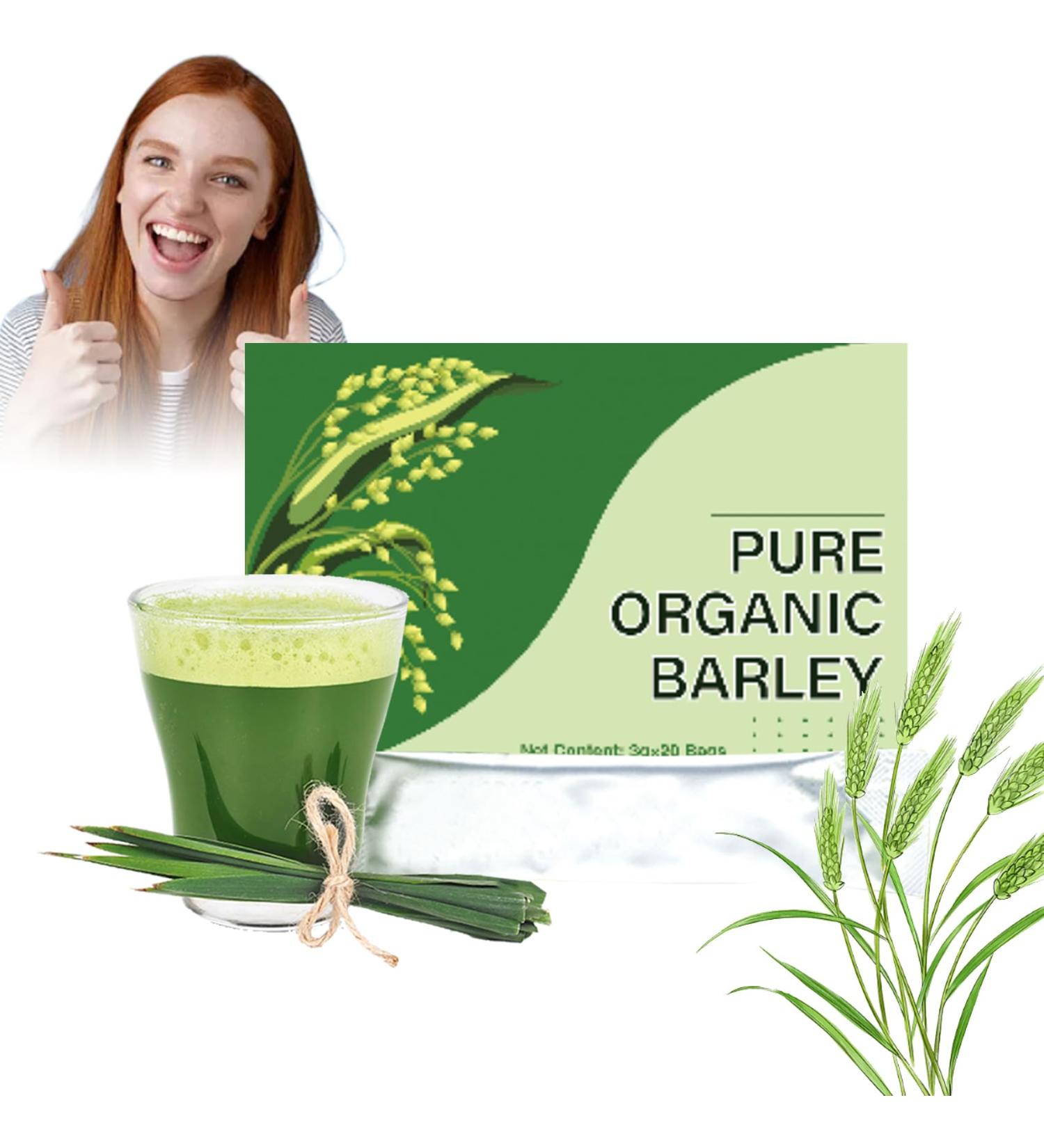 Naveta Barley Grass Powder 100% Pure & Organic 2023 New Naveta Pure Organic Barley Organic Barley Grass Powder A Cup a Day Easy to Use Easy to Carry (1Box) - Buy Online on GoSupps.com